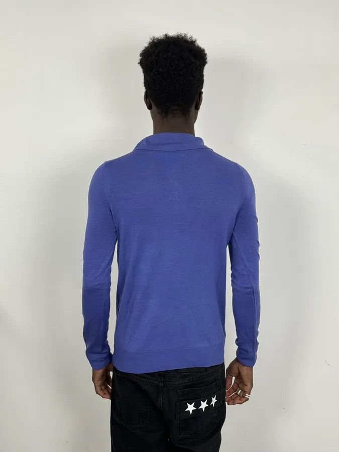 Prada Prada Navy Wool Polo Longsleeves Size US S / EU 44-46 / 1 - 3 Thumbnail