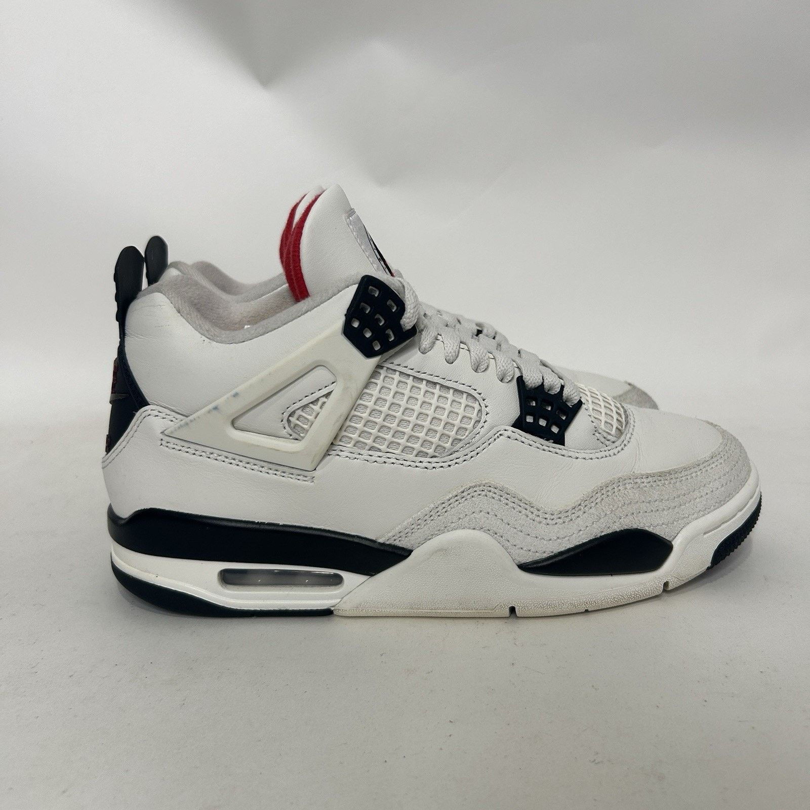 Jordan Brand Nike Air Jordan 4 Retro OG FC “Sail Black University Red” Size US 8 / EU 41 - 4 Thumbnail