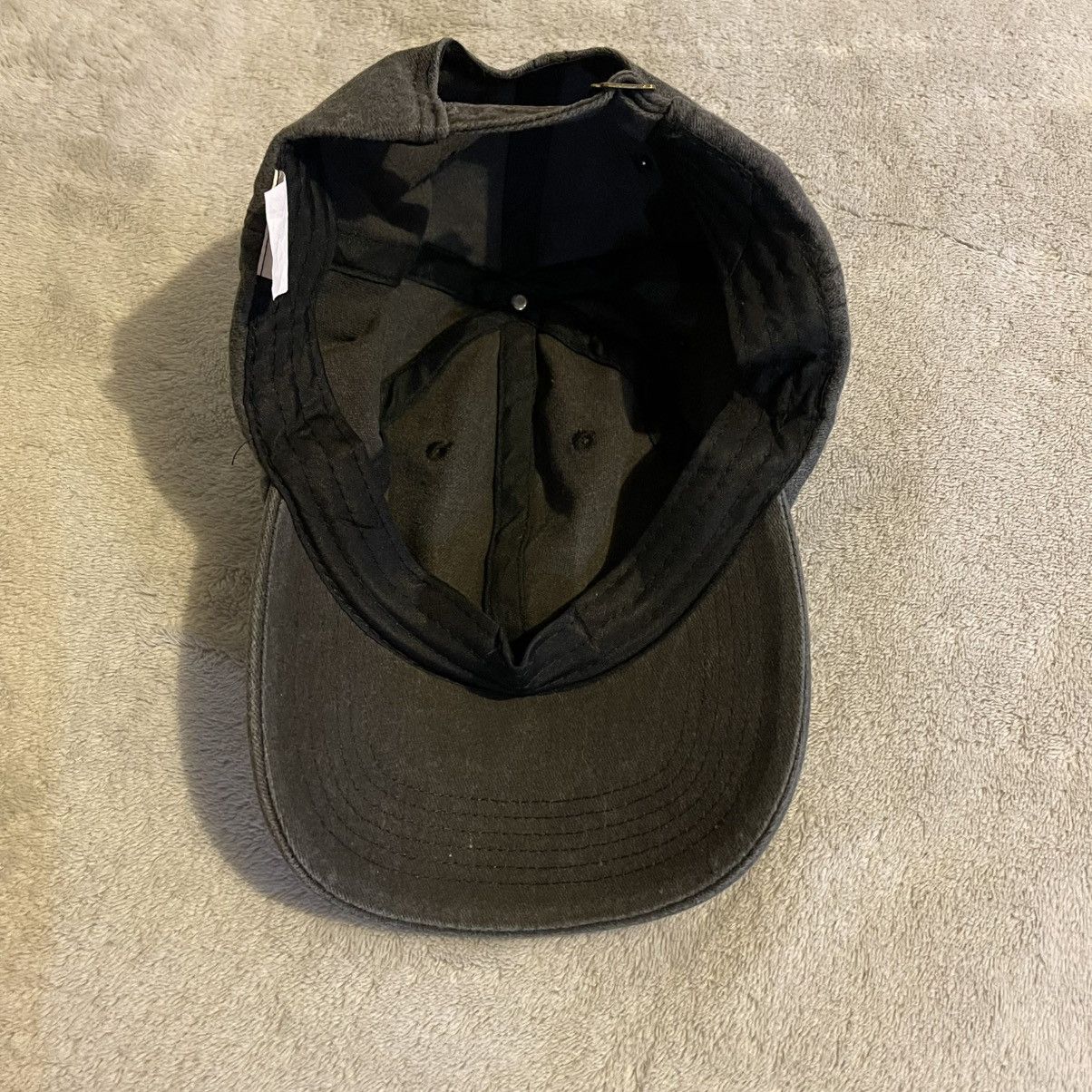 Other Streetwear Hat Adult One Size Gray Strapback Baseball Cap Size ONE SIZE - 5 Thumbnail