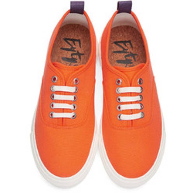 Eytys (80% OFF STORE CLOSURE) Eytys Orange Canvas Sneakers Size US 9 / EU 42 - 2 Thumbnail
