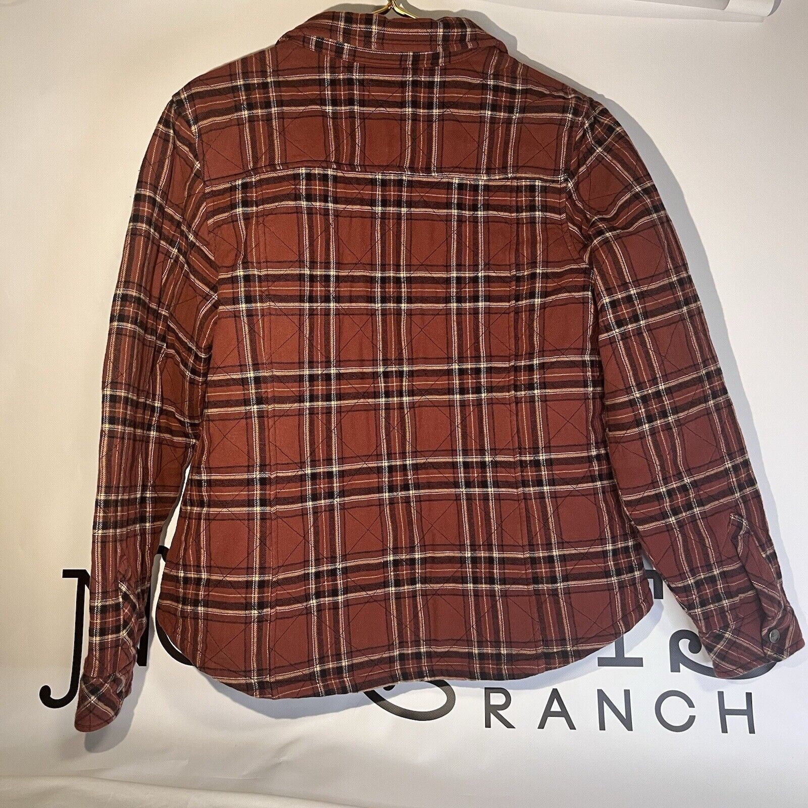 Dickies Dickies Rust Red Plaid Quilted Lined Shirt Jacket Womens XL Size XL / US 12-14 / IT 48-50 - 4 Thumbnail