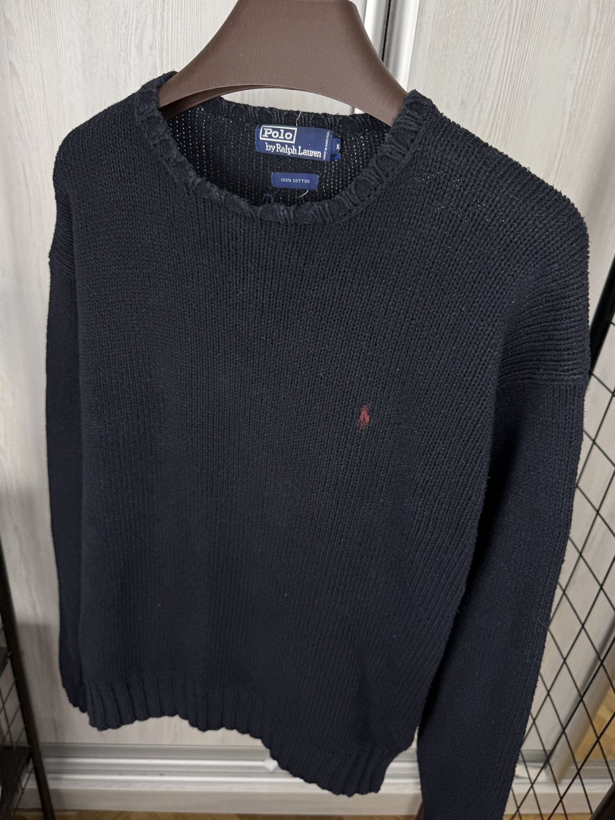 Polo Ralph Lauren Polo Ralph Lauren vintage blue knitted sweater Hong Kong Size US XL / EU 56 / 4 - 6 Thumbnail