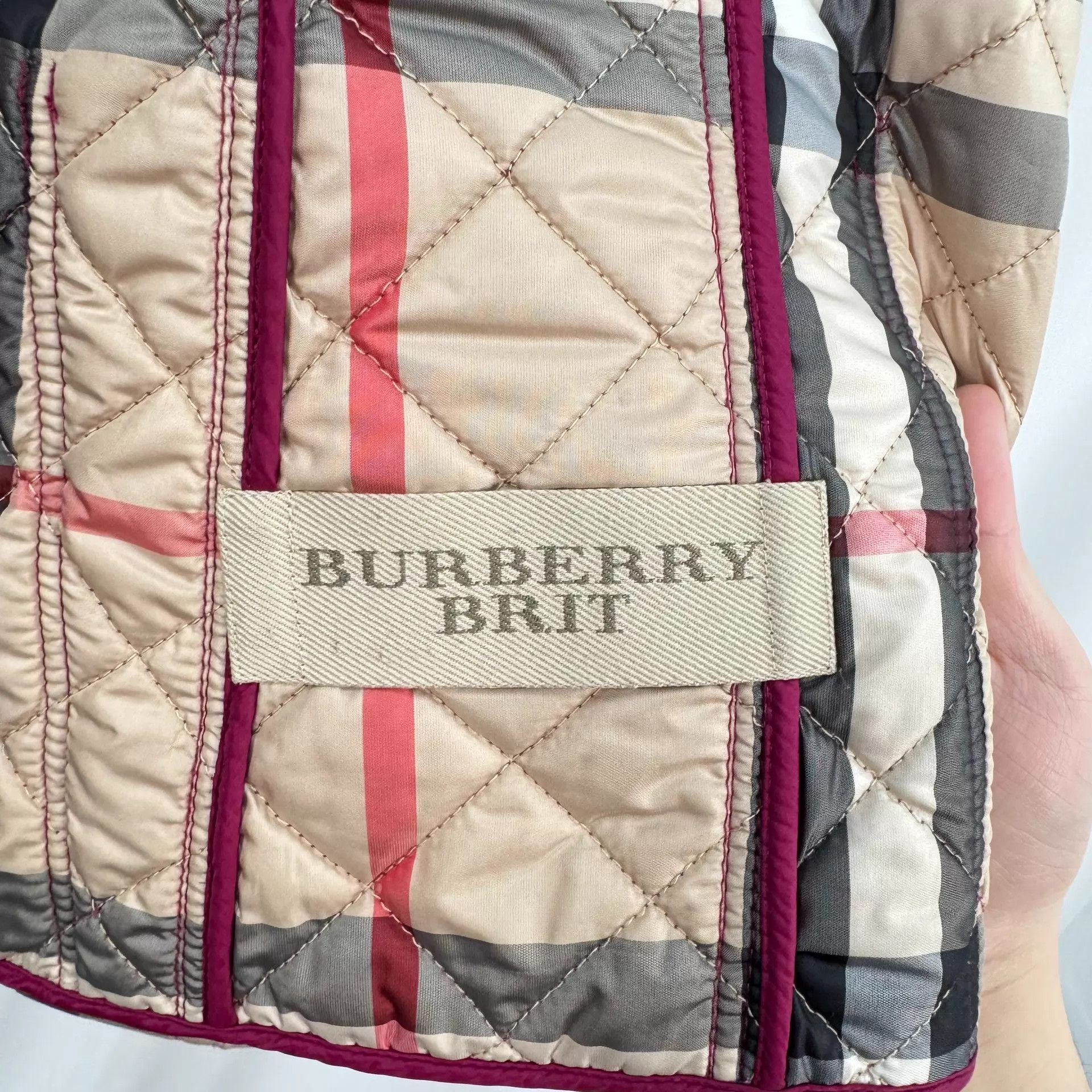 Burberry Burberry Lattice Check Cotton Jacket S 98 New Size S / US 4 / IT 40 - 7 Thumbnail