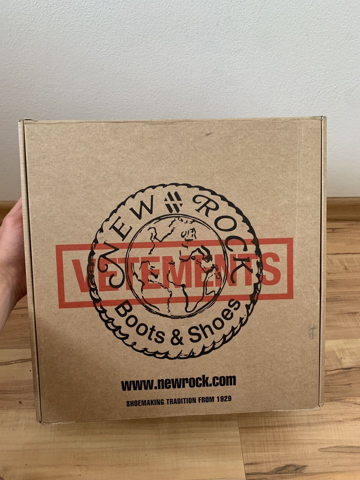 New Rock × Vetements VETEMENTS x New Rock flamesole camel boots *rare* Size US 9 / EU 42 - 11 Thumbnail