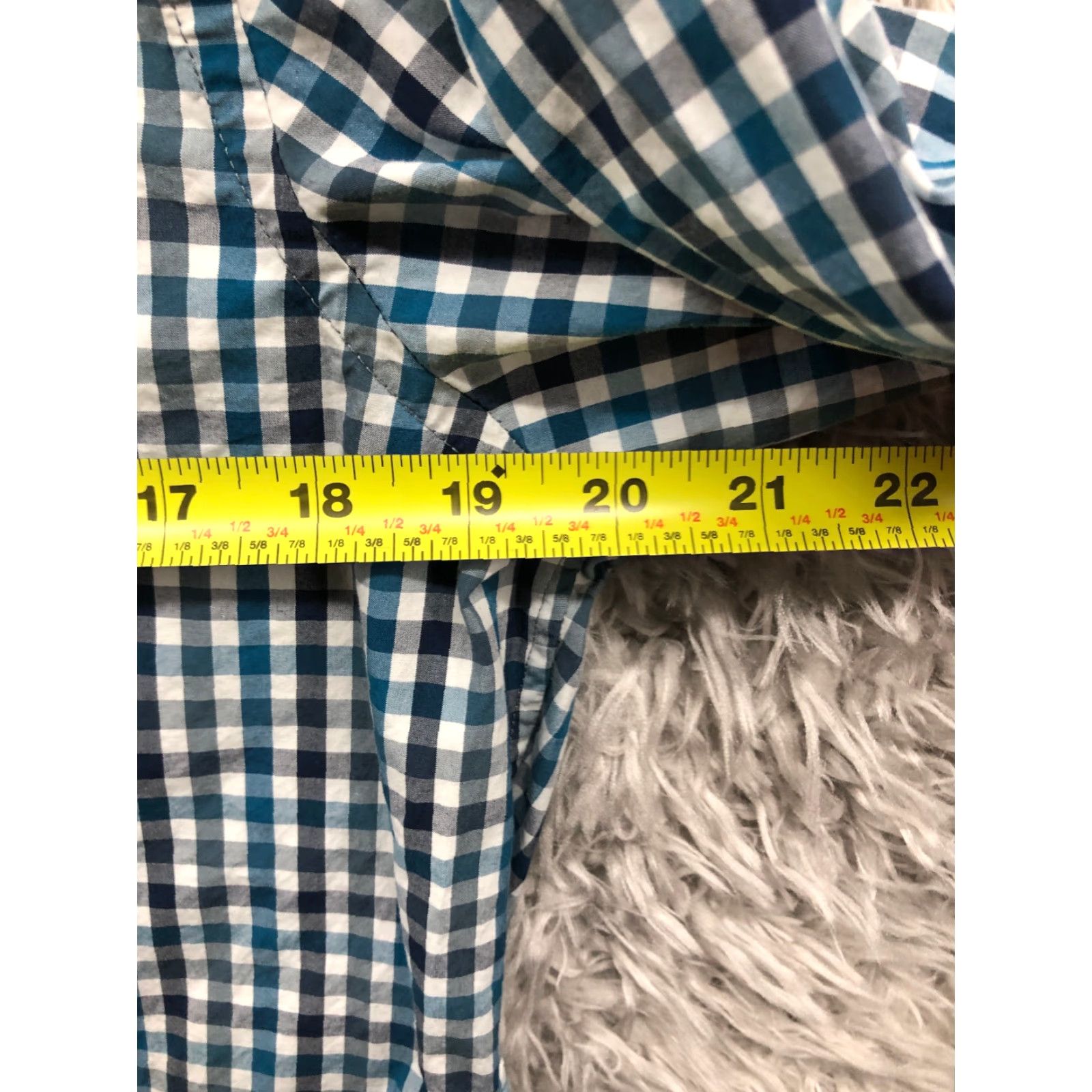 Banana Republic Banana Republic Shirt M Mens Blue Long Sleeve Spread Collar Shirt Size US M / EU 48-50 / 2 - 4 Thumbnail