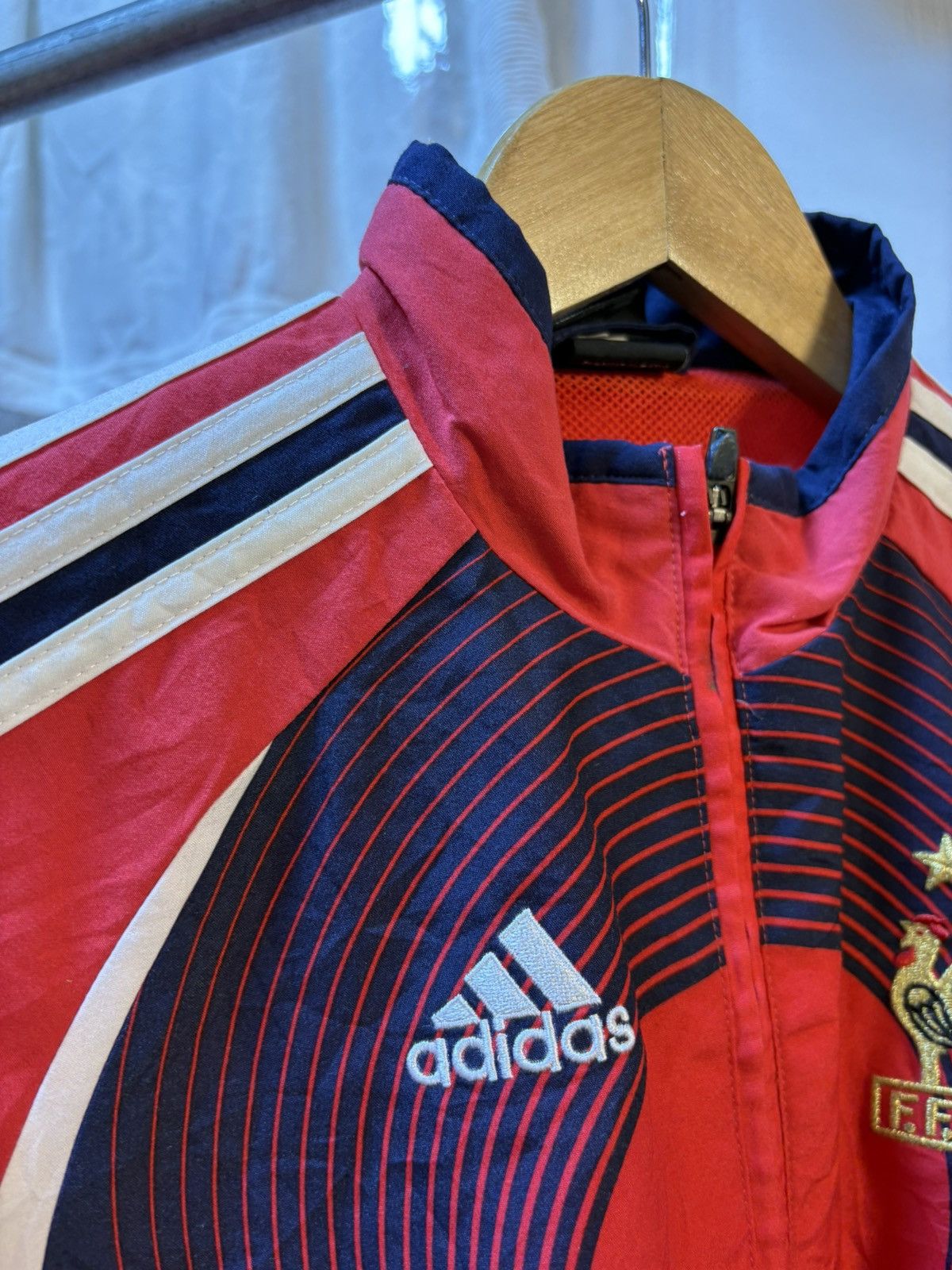 Adidas Vintage Y2K France Football Tracksuit Size US S / EU 44-46 / 1 - 5 Thumbnail