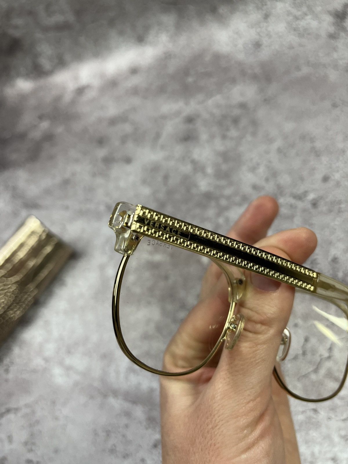 Versace Versace Medusa Logo Glasses Size ONE SIZE - 9 Thumbnail
