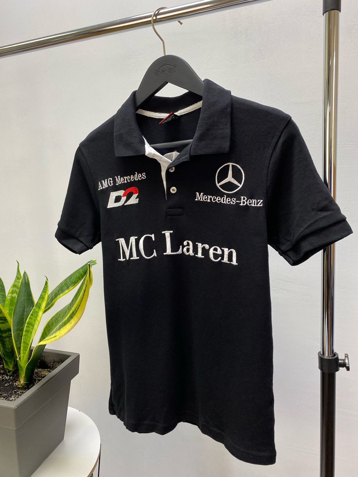 Mercedes-Benz × Vintage Vintage T-shirts Mercedes- Benz Mc Laren AMG D2 Polo Y2K Size US S / EU 44-46 / 1 - 2 Thumbnail