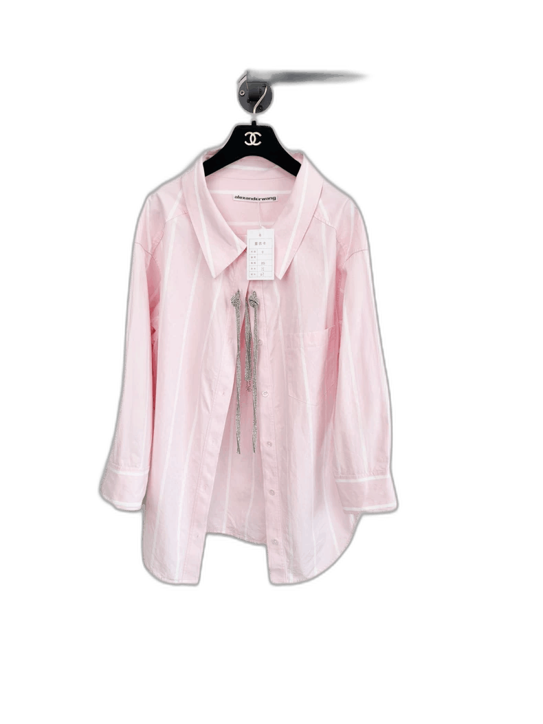 Alexander Wang Alexander Wang Rhinestone Detail Shirt Size XS / US 0-2 / IT 36-38 - 1 Thumbnail