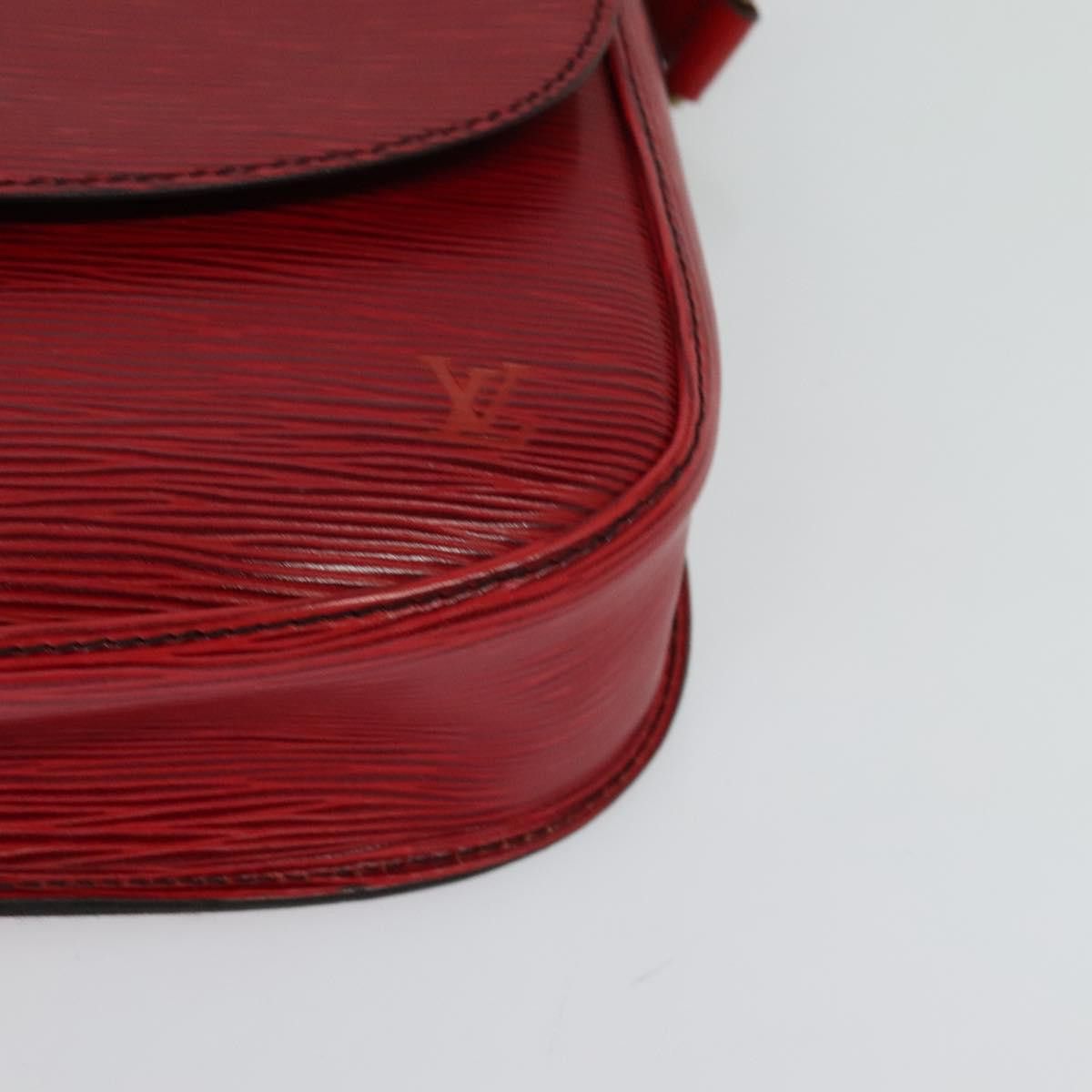 Louis Vuitton LOUIS VUITTON Epi Saint Cloud GM Shoulder Bag Red M52197 Size ONE SIZE - 15 Thumbnail