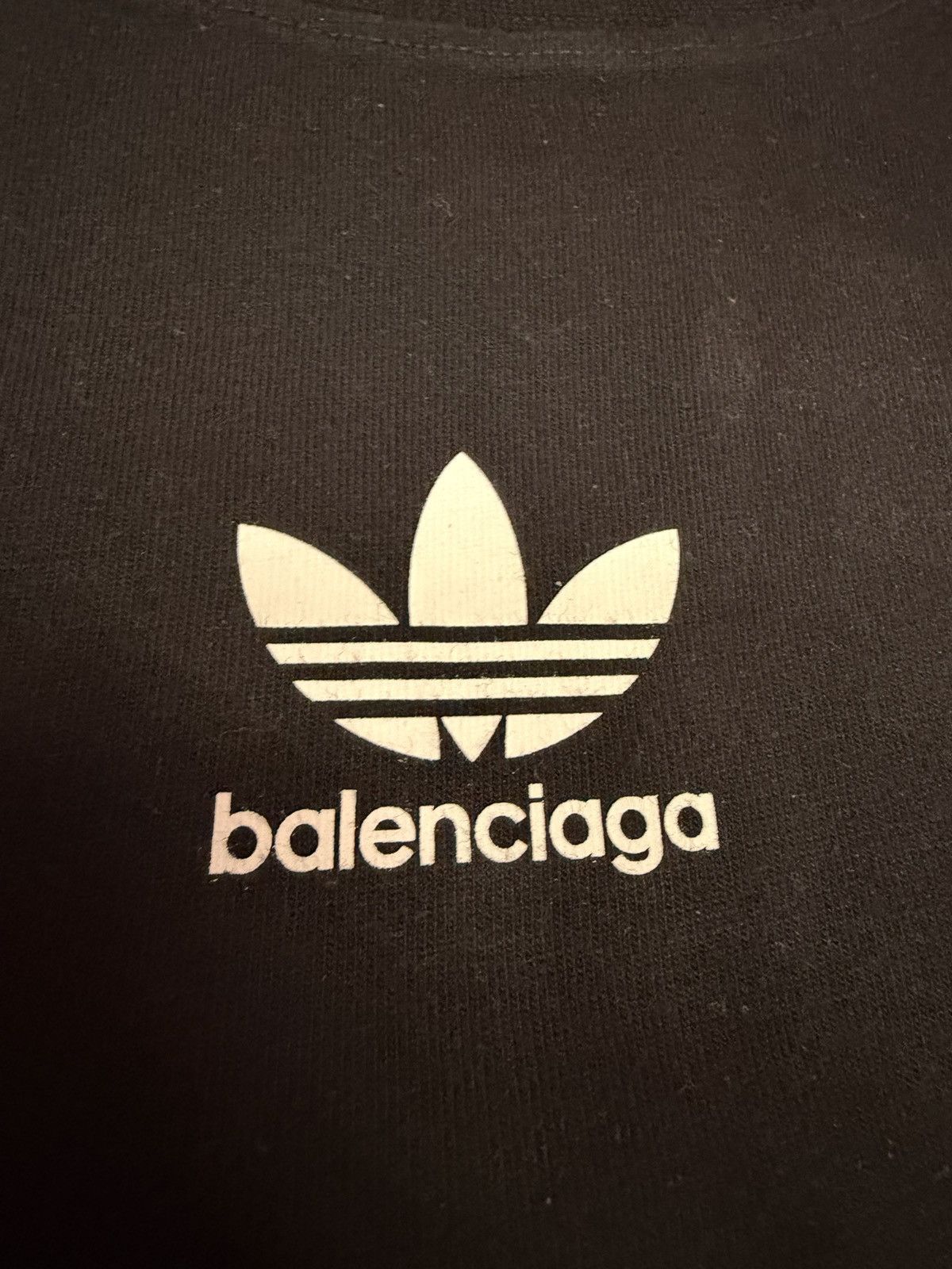Adidas × Balenciaga BALENCIAGA X ADIDAS BLACK TEE Size US XXL / EU 58 / 5 - 3 Thumbnail