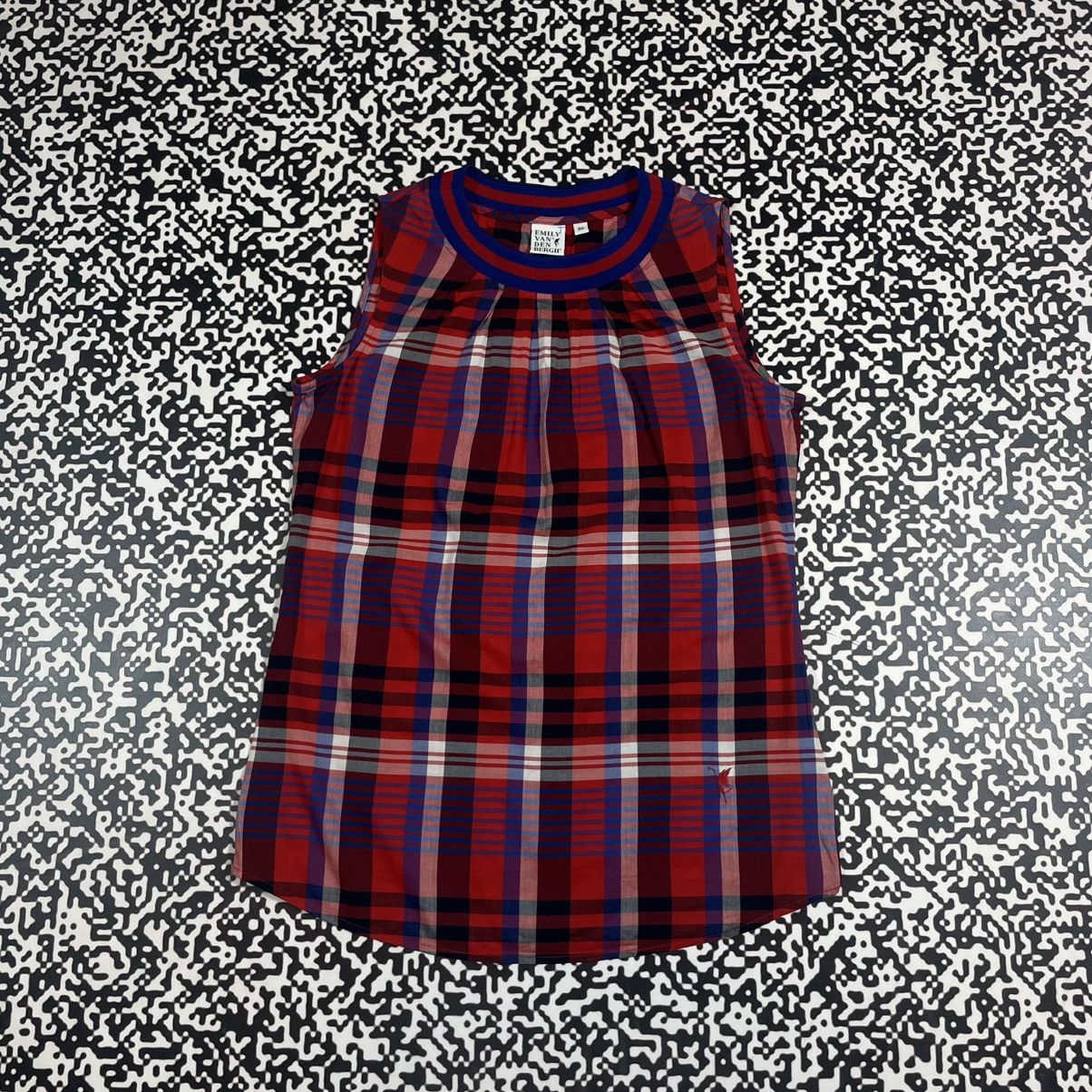 Vintage Vintage Y2K Emily Van Den Bergh Checked Luxury Shirt Size S / US 4 / IT 40 - 2 Thumbnail