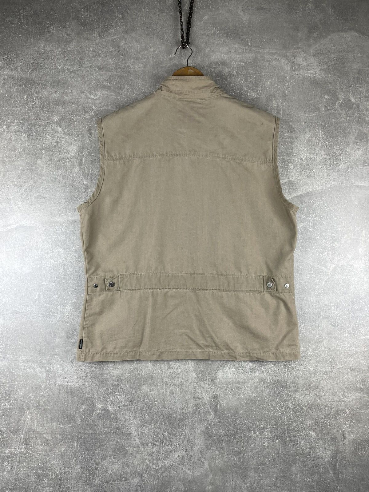 Moncler Moncler Vintage 00s Utility Field Vest Beige Size 4 Size US L / EU 52-54 / 3 - 7 Thumbnail