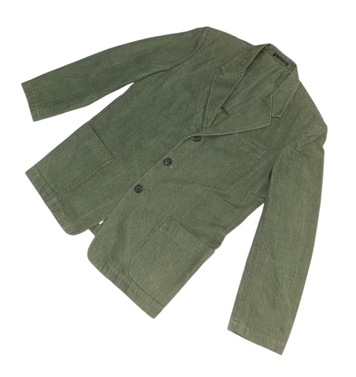 Yohji Yamamoto Yohji Yamamoto Denim Blazer Jacket Size US M / EU 48-50 / 2 - 4 Thumbnail