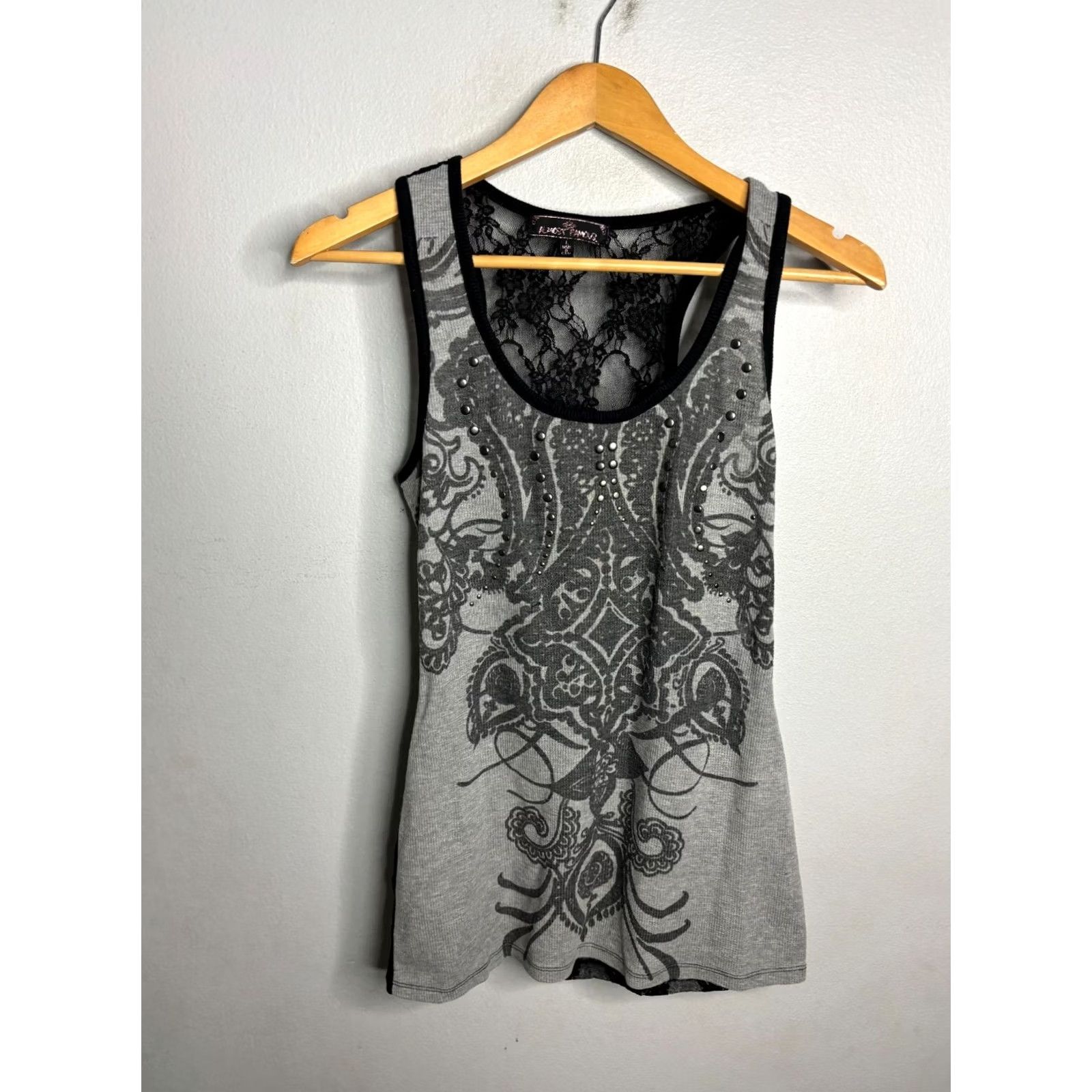 Almost Famous Vintage Almost Famous Tank Top Y2K Grunge Gothic 2428 Size L / US 10 / IT 46 - 2 Thumbnail