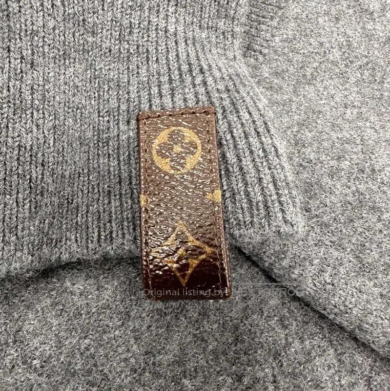 Louis Vuitton Louis Vuitton Gray Wool Sweater for Women . Size M / US 6-8 / IT 42-44 - 2 Thumbnail