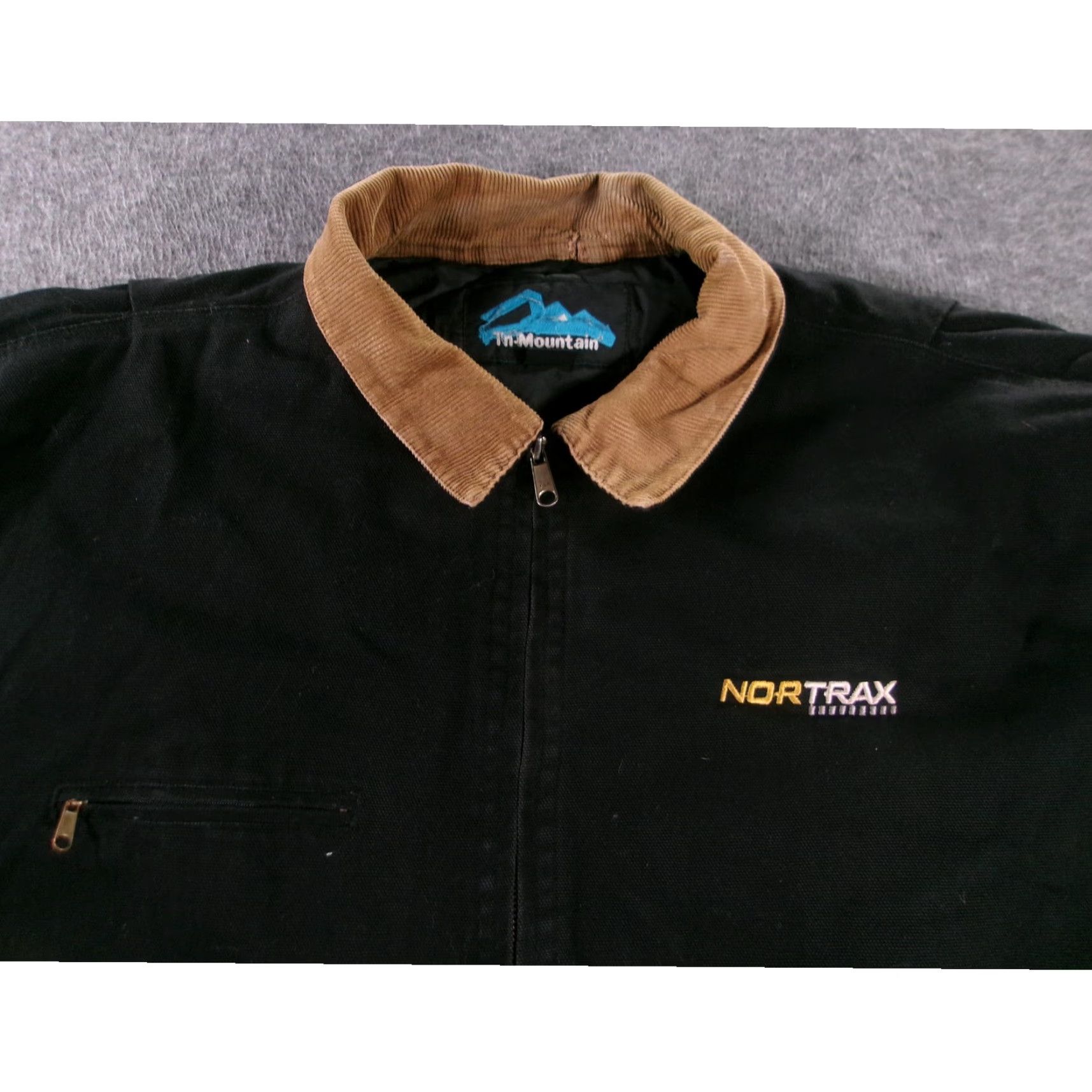 John Deere John Deere Jacket 2XL Black Brown Quilted Mens Chore Workwear Canvas Nor Trax Tri-Mountain﻿ Jacket** Size US XXL / EU 58 / 5 - 2 Thumbnail