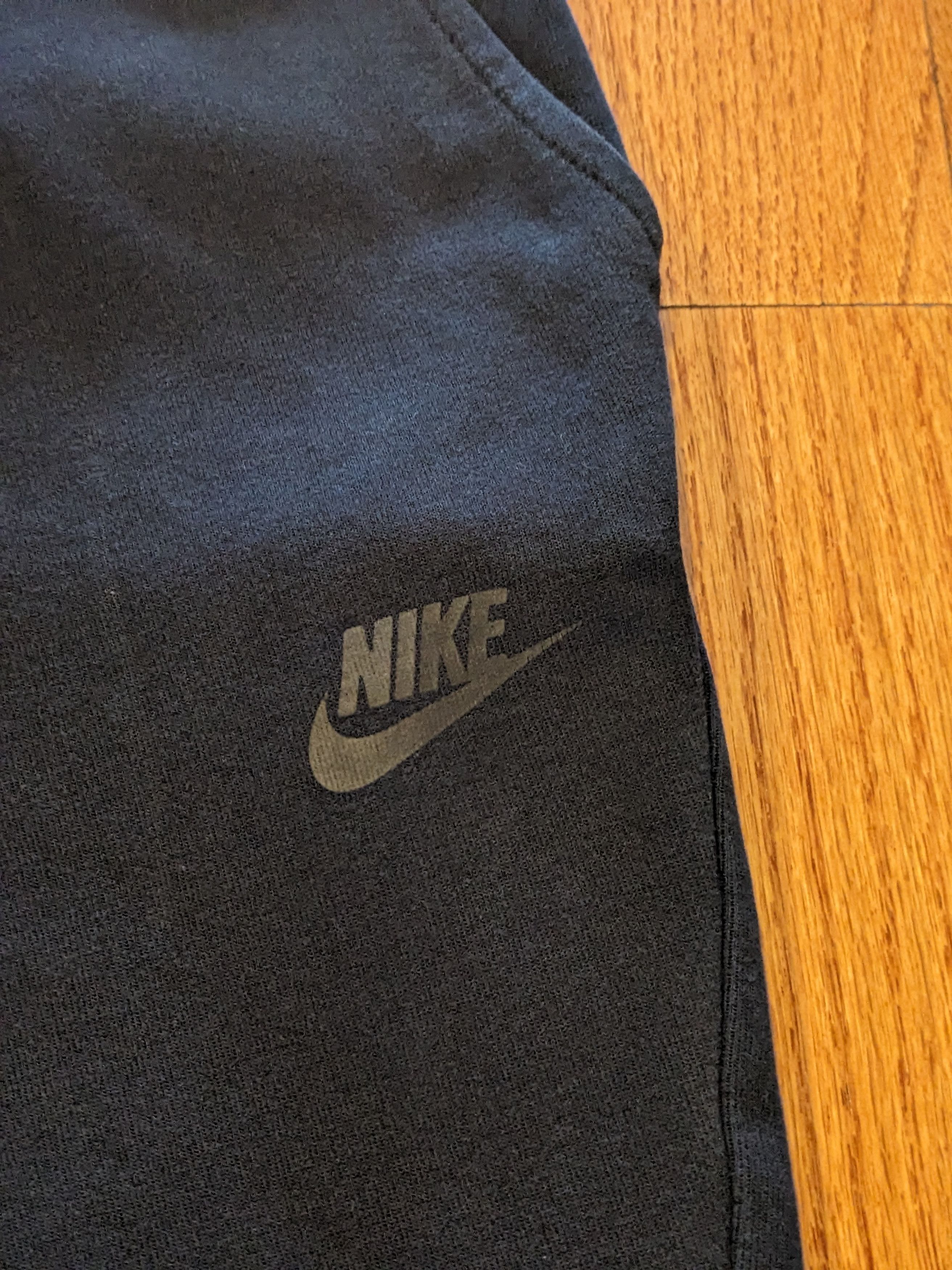 Nike × Vintage Vintage Nike Tech Fleece Black Medium Sweat Shorts Size US 30 / EU 46 - 2 Thumbnail
