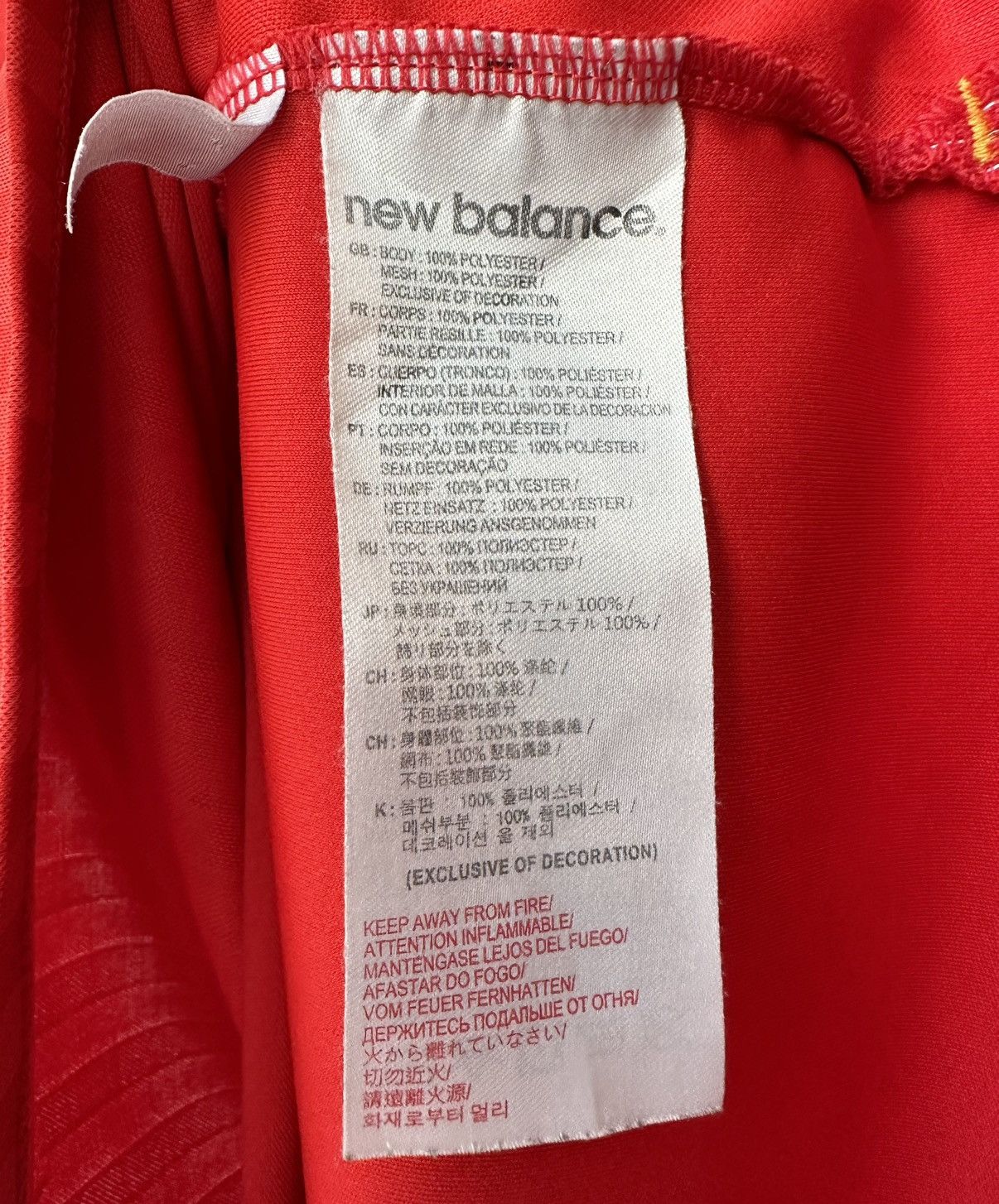 New Balance Liverpool England 2015/2015 New Balance Shirt Size S Size US S / EU 44-46 / 1 - 8 Thumbnail
