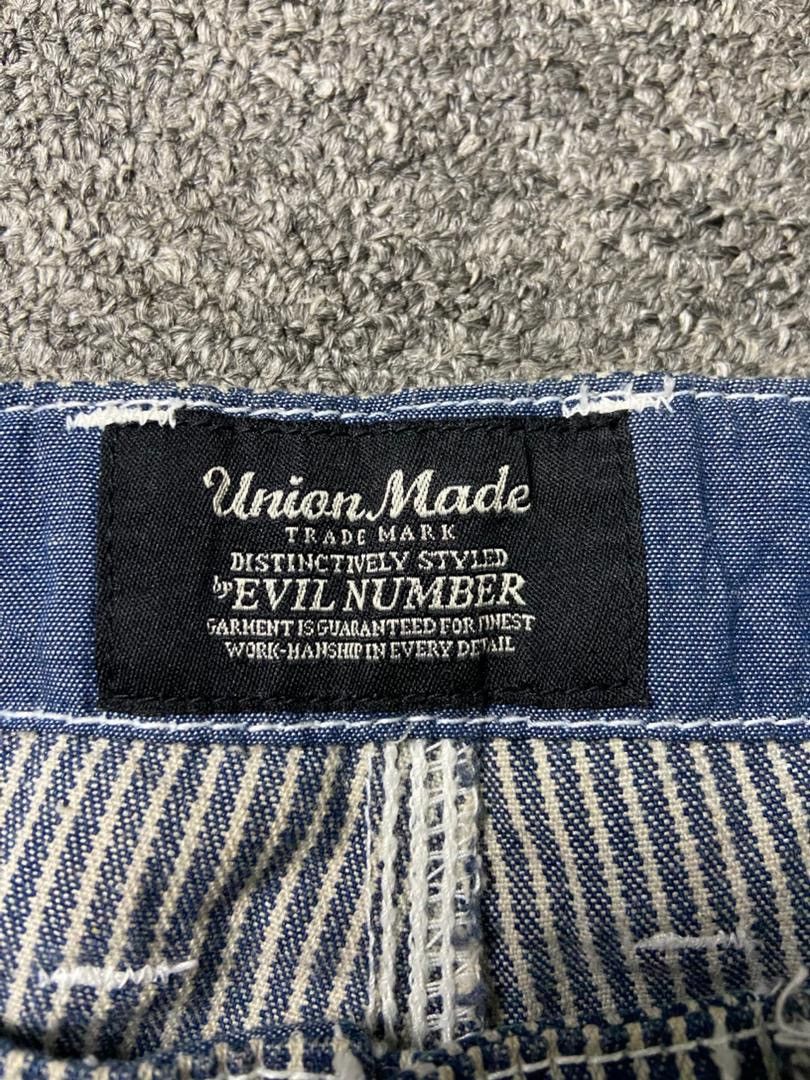 Japanese Brand 🔥 UNION MADE Hickory Stripes Pants 🔥 (136) Size US 33 - 6 Thumbnail