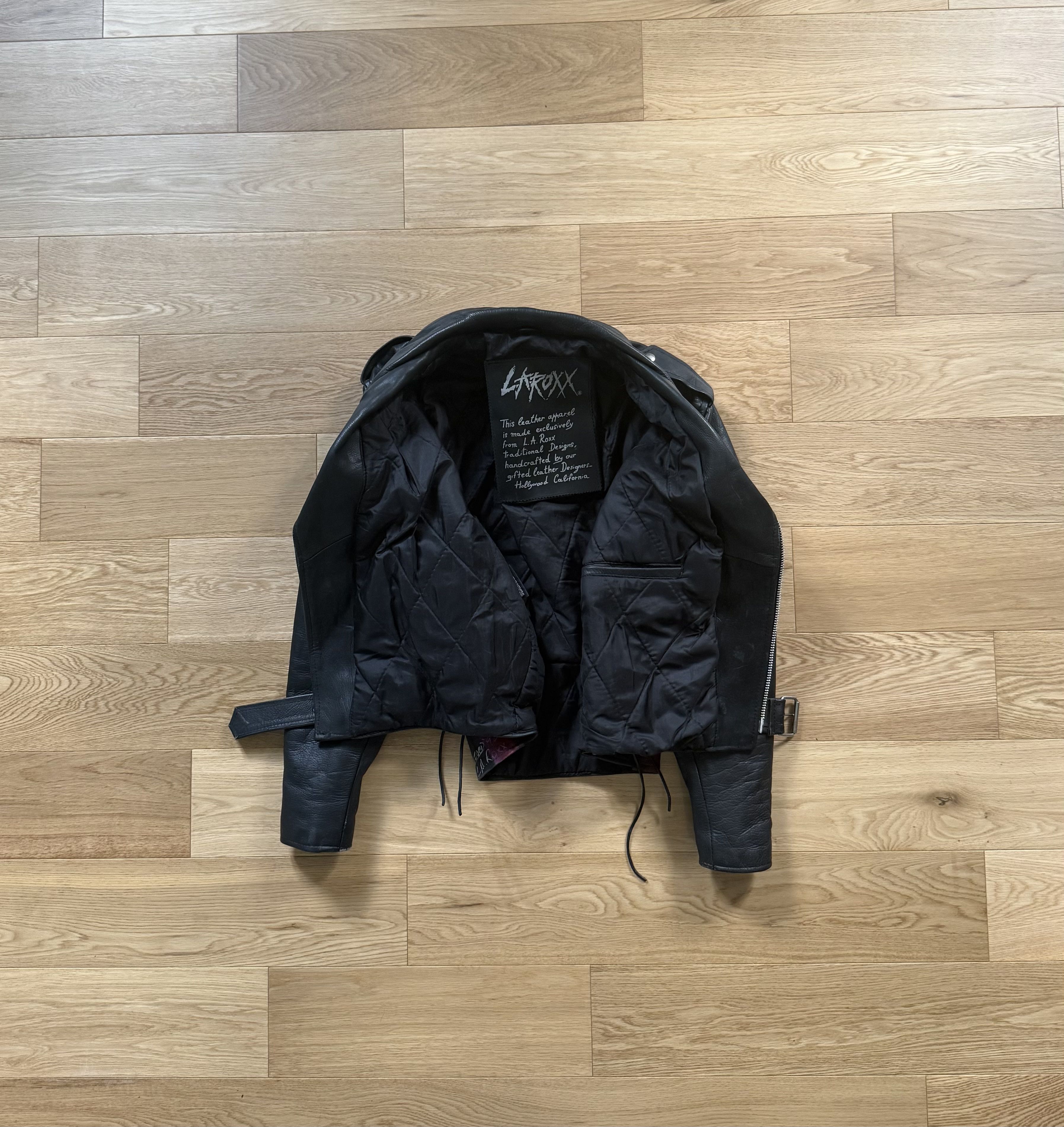 L.A. Roxx LA Roxx x Madonna 92 Leather Perfecto Jacket 80s 90s Vintage Size US L / EU 52-54 / 3 - 16 Thumbnail