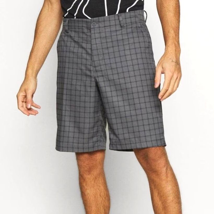 Nike NIKE DRI-FIT MEN'S GOLF SHORTS STANDARD FIT FLEX PLAID GRAY DA2889-021 SIZE 40 Size US 40 / EU 56 - 2 Thumbnail