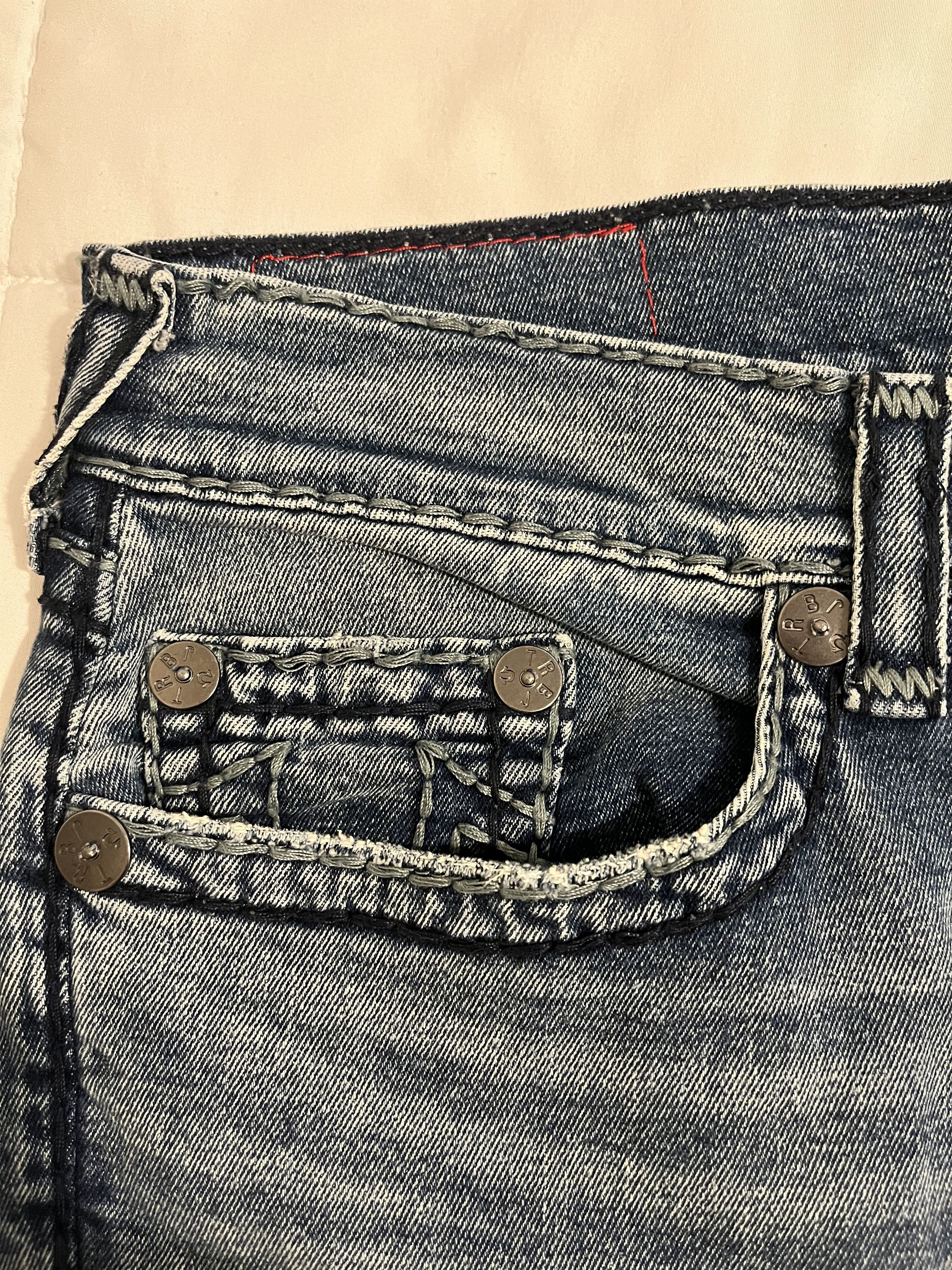 True Religion True Religion Geno Relaxed Slim Jeans Size US 38 / EU 54 - 6 Thumbnail