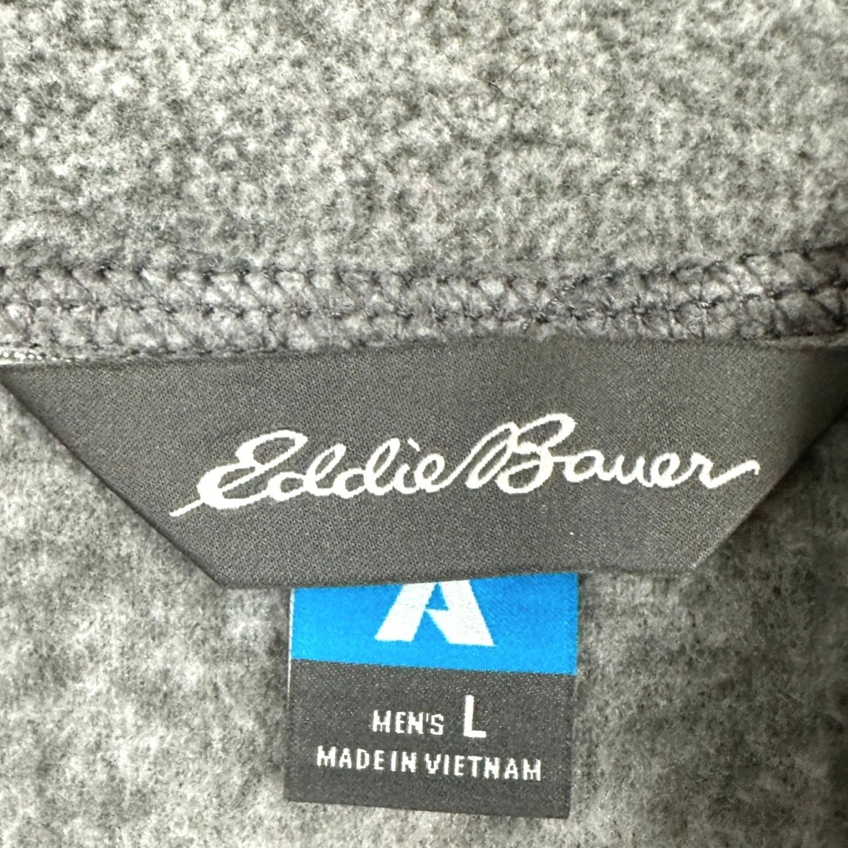 Eddie Bauer Eddie Bauer First Ascent Fleece Sweatshirt Men Large Gray Quarter Zip Pullover Size US L / EU 52-54 / 3 - 4 Thumbnail