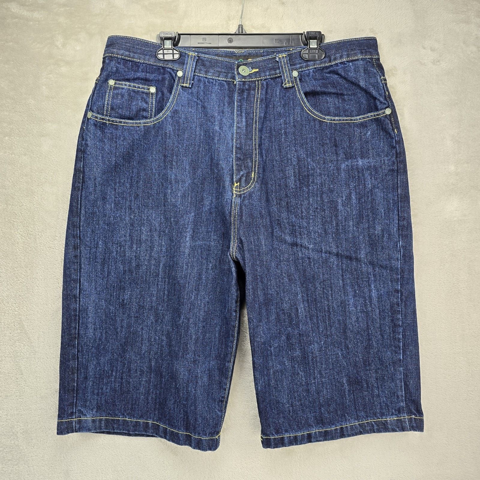 Coogi Vintage Coogi Denim Shorts Mens 40x15 (Fits 38x14) Baggy Y2K Size US 40 / EU 56 - 2 Thumbnail