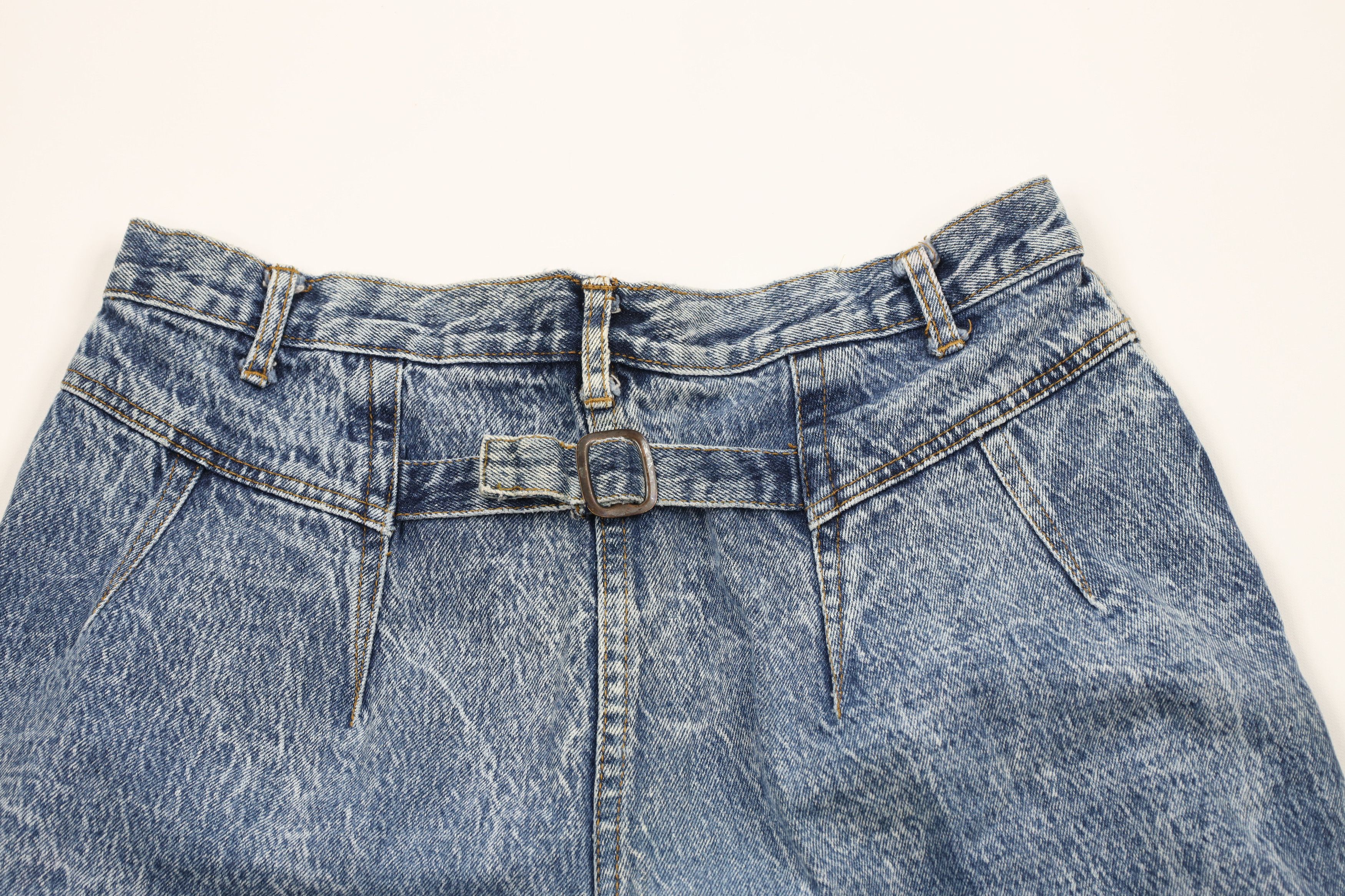 Vintage Vintage 90s Streetwear Tapered Leg Acid Wash Denim Jeans Size 32" / US 10 / IT 46 - 12 Thumbnail