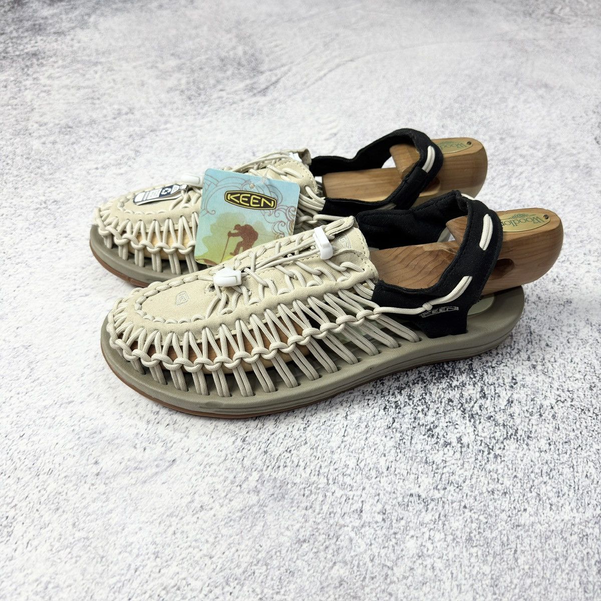 Designer × KEEN New Keen Uneek Mens Sandals Beige US9 UK8 EU42 27cm Size US 9 / EU 42 - 1 Thumbnail