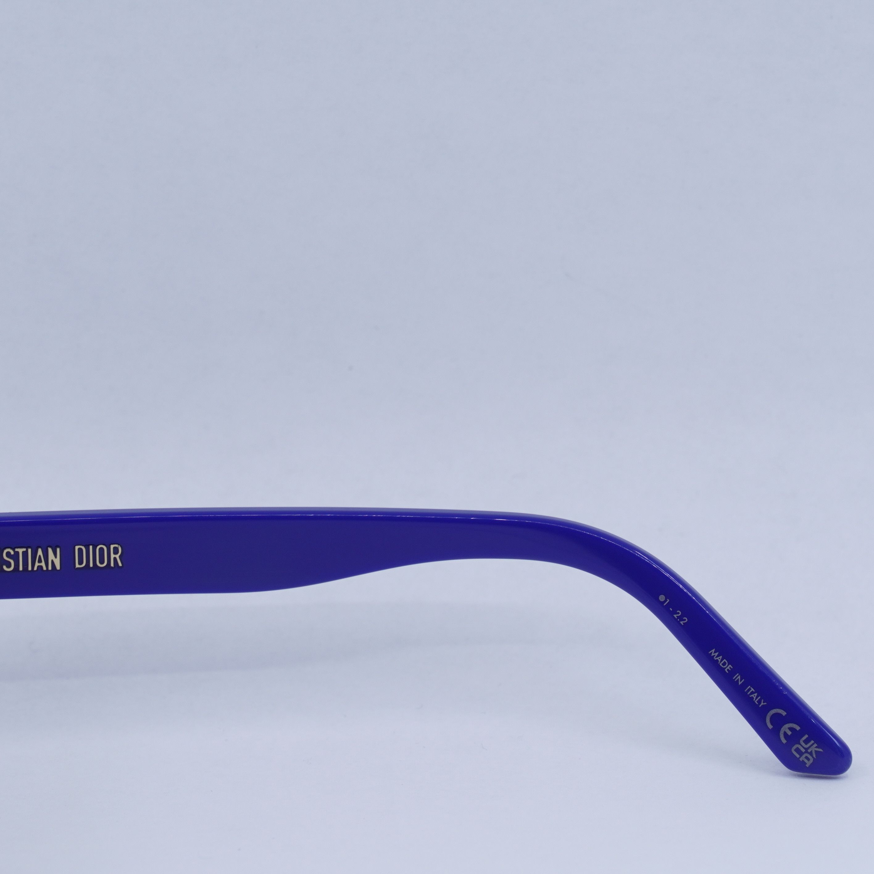 Dior Dior DIORSIGNATURE S2U 30B0 Sunglasses Solid Blue Rectangle Size ONE SIZE - 8 Thumbnail
