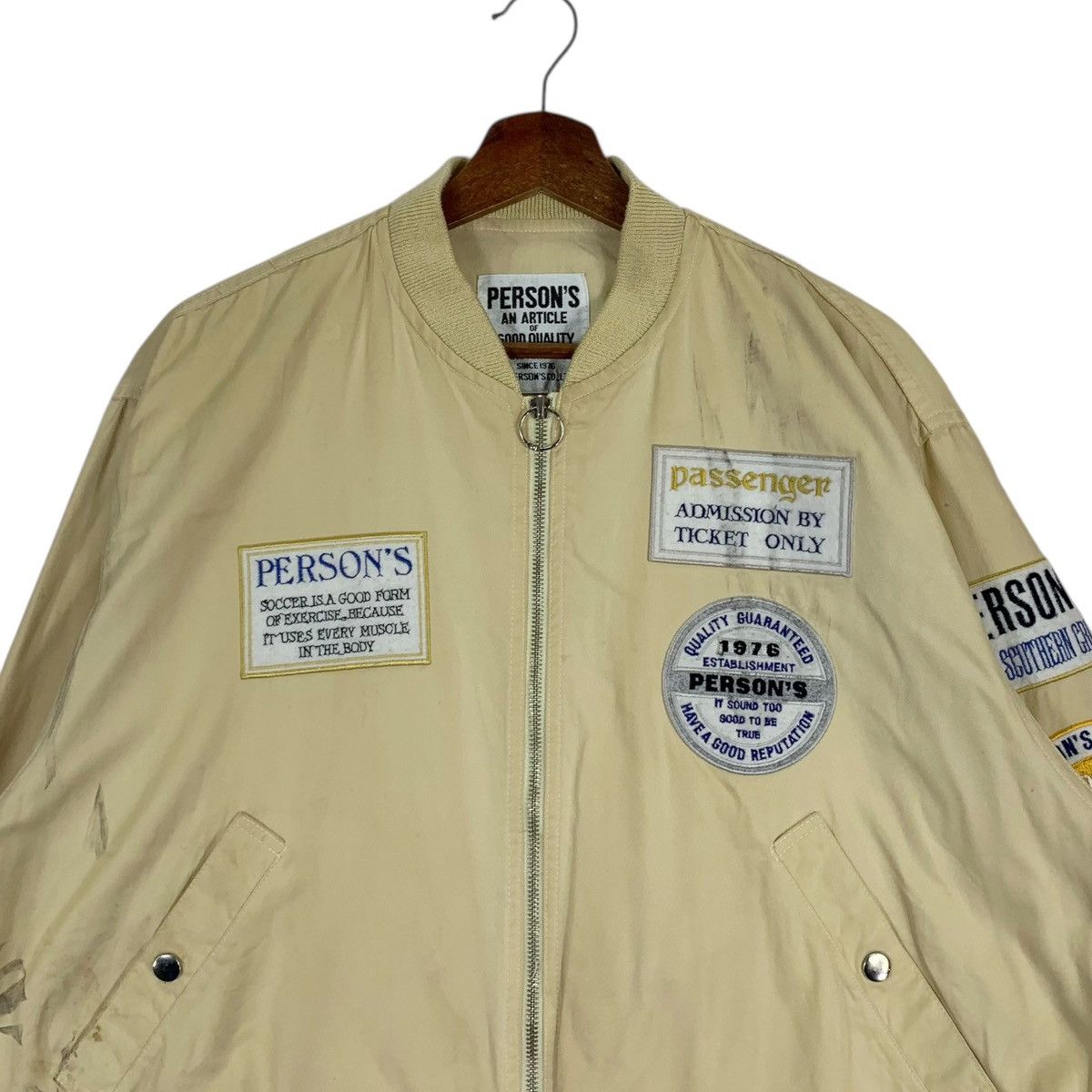 PERSON'S Vintage PERSON’S Staff Collection Bomber Jacket Size US M / EU 48-50 / 2 - 2 Thumbnail