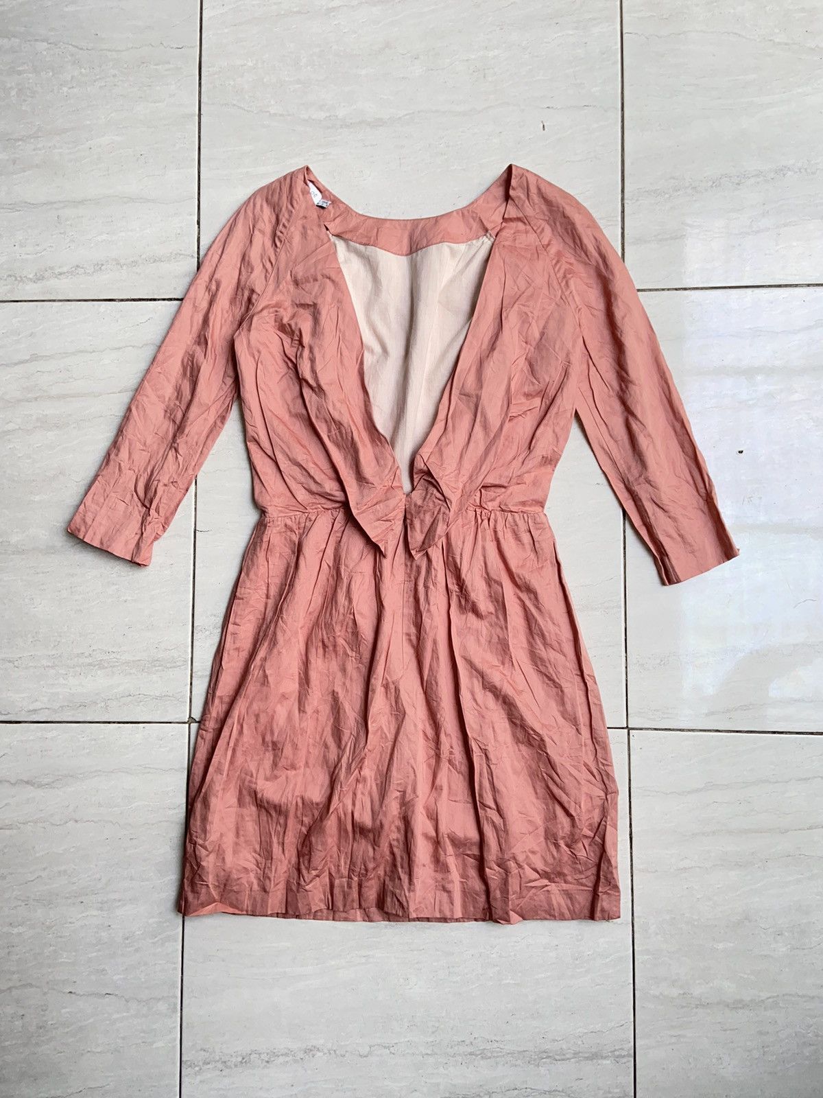 See by Chloe See By Chloe Pink Midi Dress Size XS / US 0-2 / IT 36-38 - 5 Thumbnail