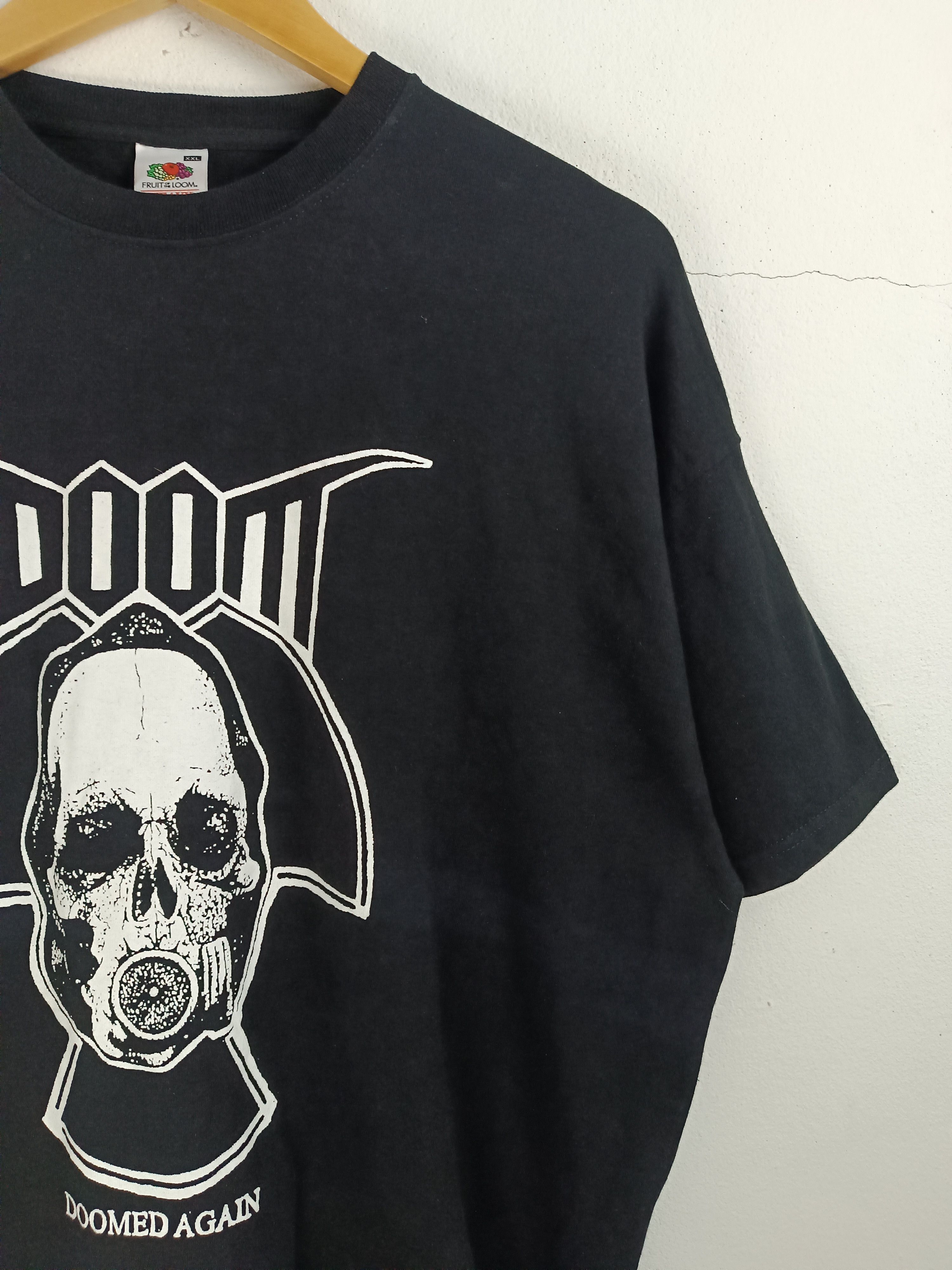 Band Tees VINTAGE DOOM DOOMED AGAIN HARDCORE PUNK TEE amebix nausea Size US XL / EU 56 / 4 - 6 Thumbnail
