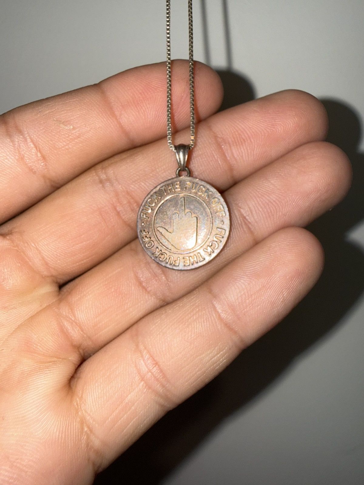 ineverheardofyou I Never Heard Of You (FU) Pendant Chain Necklace Size ONE SIZE - 3 Thumbnail