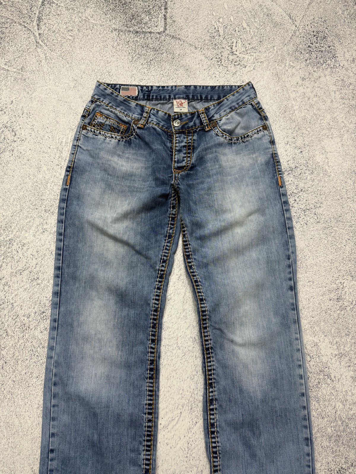 True Religion Vintage Y2K True Religion “Billy Super T” Baggy Jeans Size US 34 / EU 50 - 8 Thumbnail