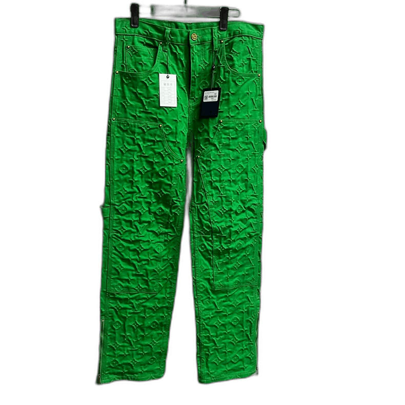 Louis Vuitton Louis Vuitton Green Cargo Denim Pants Size US 32 / EU 48 - 1 Thumbnail