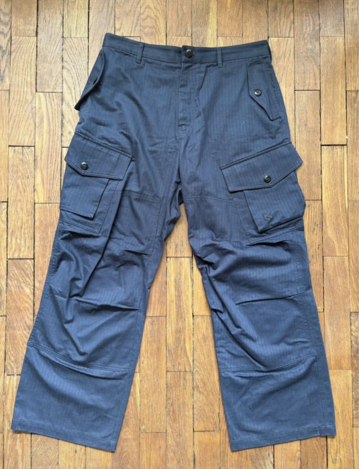 Kenzo Kenzo Navy Twill Cargo 36W 32L Size US 36 / EU 52 - 2 Thumbnail