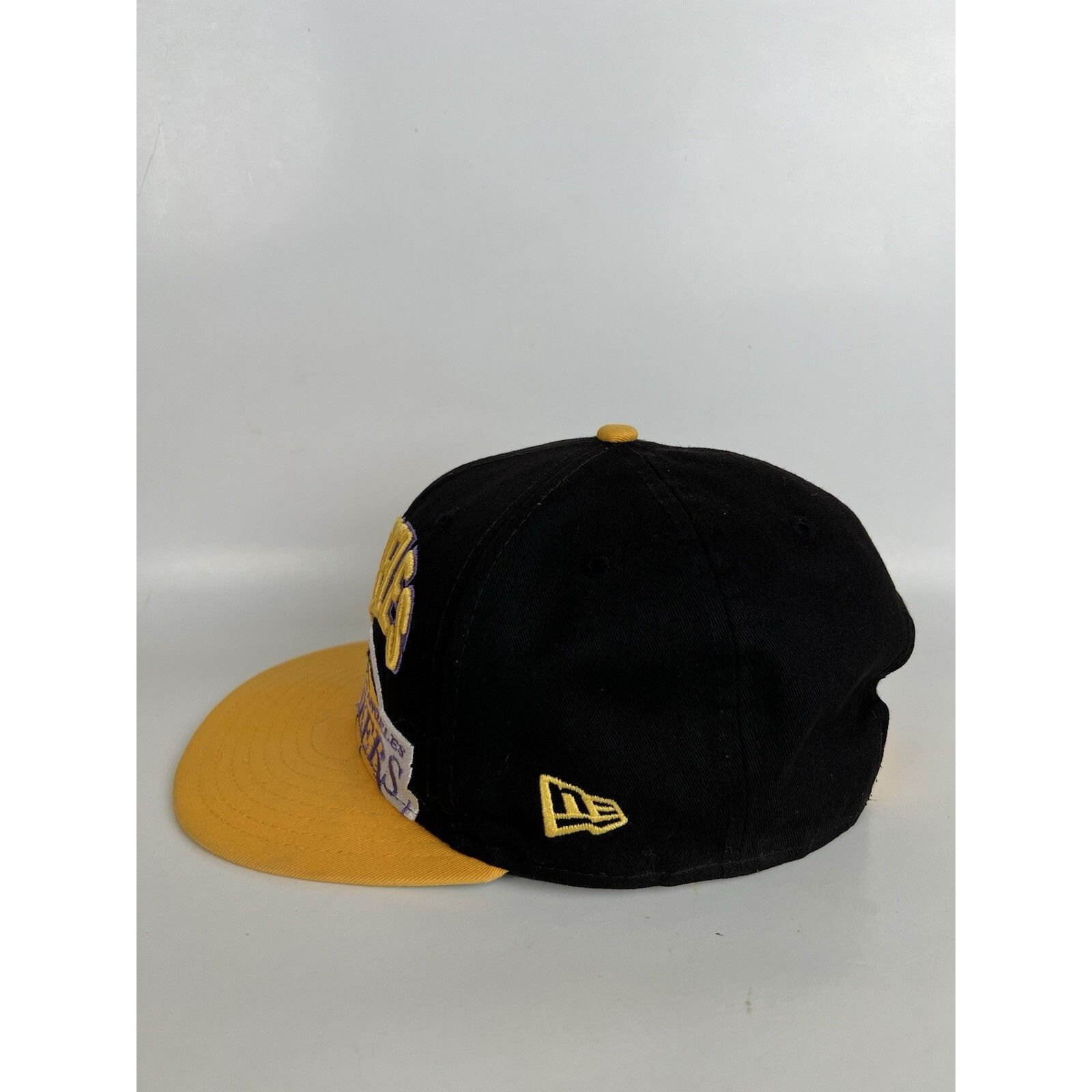 New Era Vintage Los Angeles Lakers New Era Snapback Hat Cap Black Sp Size ONE SIZE - 5 Thumbnail