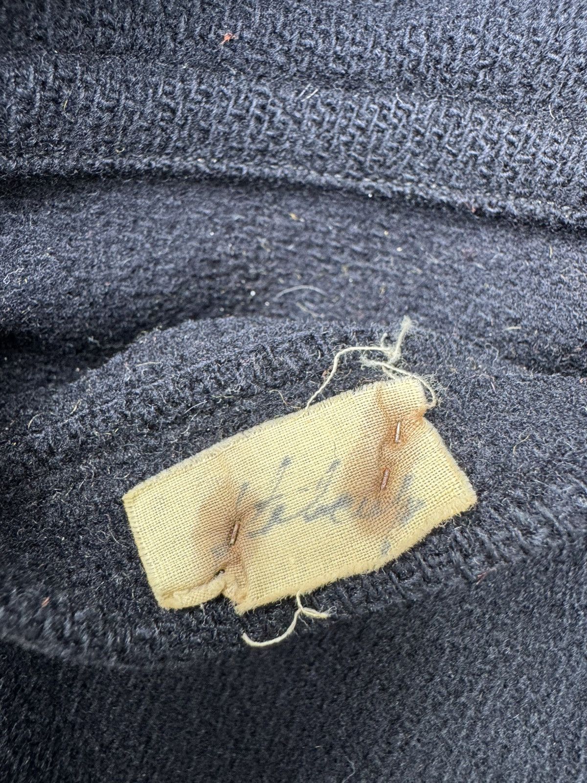 Vintage Vintage 50s Distressed Grunge Wool Patches Bomber Jacket S/M Size US M / EU 48-50 / 2 - 7 Thumbnail