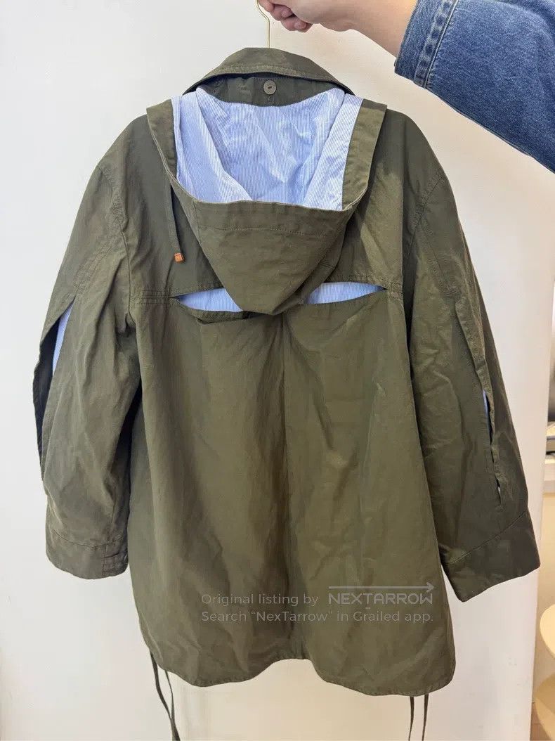 Loewe Loewe Logo Leather Patch Pocket Parka Size XXS / US 00 / IT 34 - 2 Thumbnail