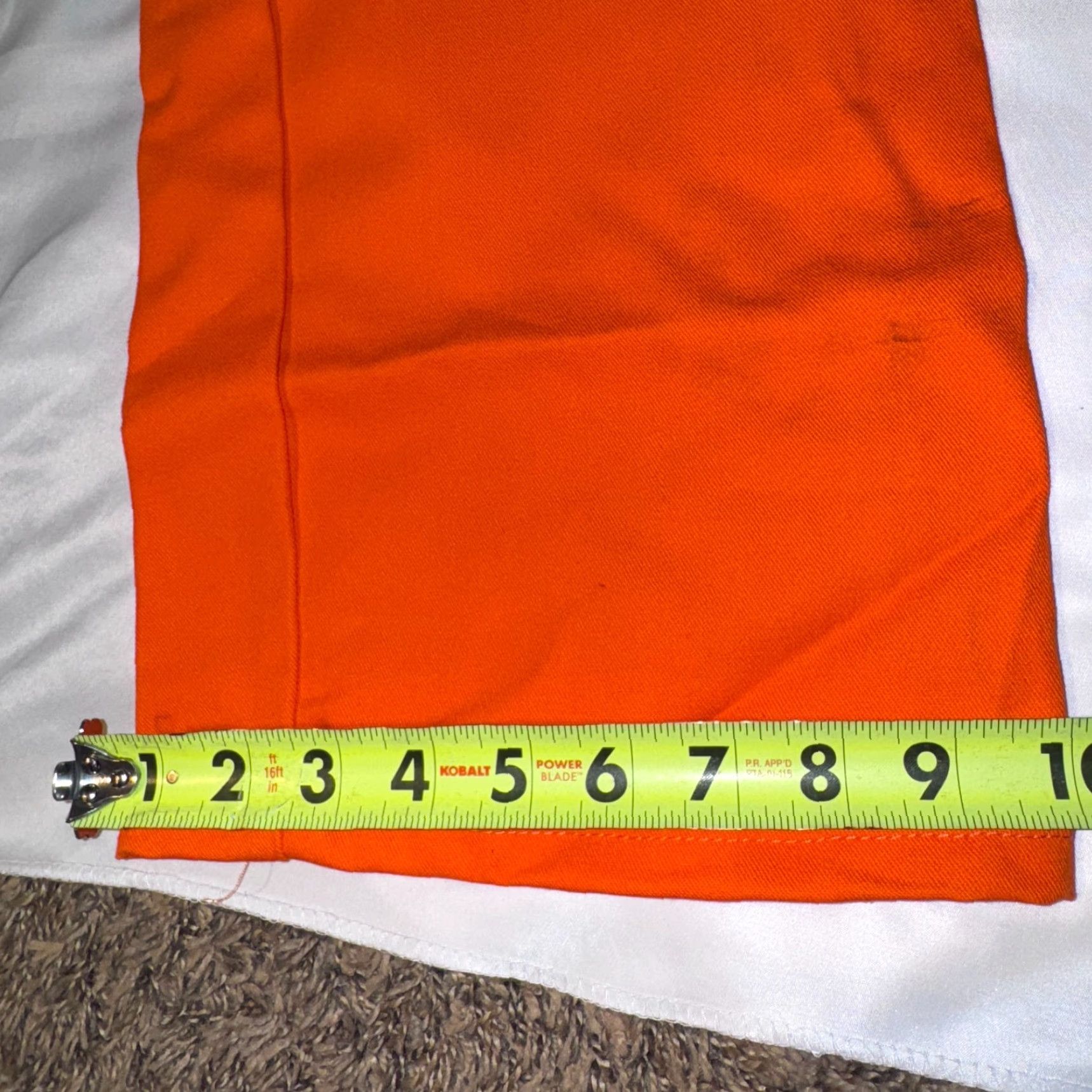 Vintage Steel Grip Westex Indura FR Flame Resistant Orange Welding Work Pants 40x30 Size US 40 / EU 56 - 2 Thumbnail