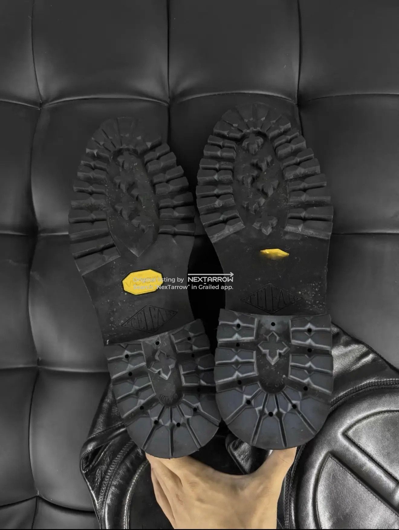 Telfar Logo Boots. Size43 Runs Small Yyyy1/2609 in Black, Men's (Size 10) — image 3 of 5