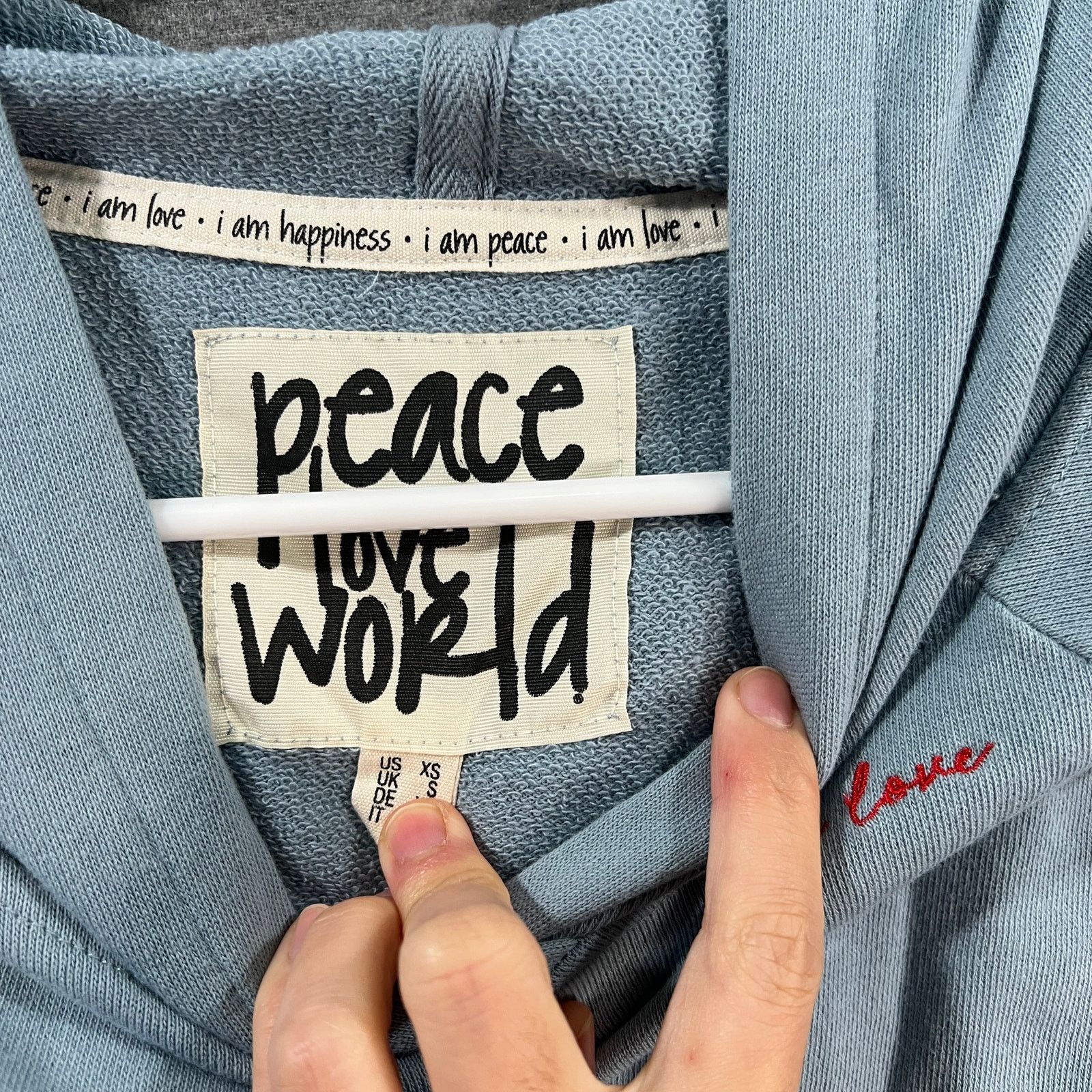 Other Peace Love World French Terry Sweatshirt Sweatshirt Size XS / US 0-2 / IT 36-38 - 8 Thumbnail