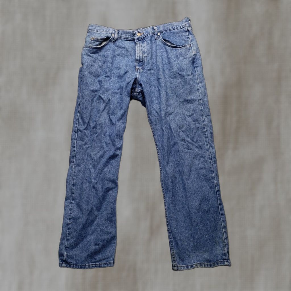 Wrangler VINTAGE Wrangler Authentic Jeans - Men’s Relaxed Fit Straight Leg Denim Pants 38x29 Blue Size US 38 / EU 54 - 1 Thumbnail
