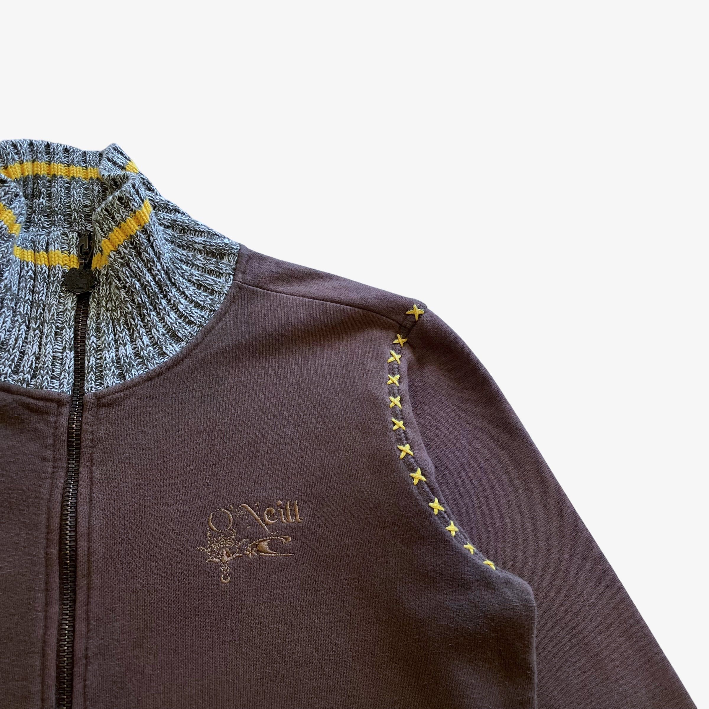 O'Neill Vintage Y2K Women's O'Neil Brown Faded Jacket Size M / US 6-8 / IT 42-44 - 3 Thumbnail