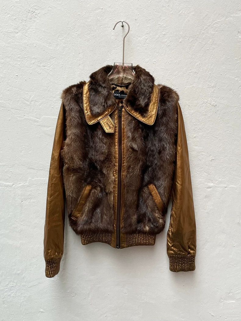 Dolce & Gabbana Dolce & Gabbana Heavy weight mink sheepskin jacket 2504-Nex Size L / US 10 / IT 46 - 1 Thumbnail