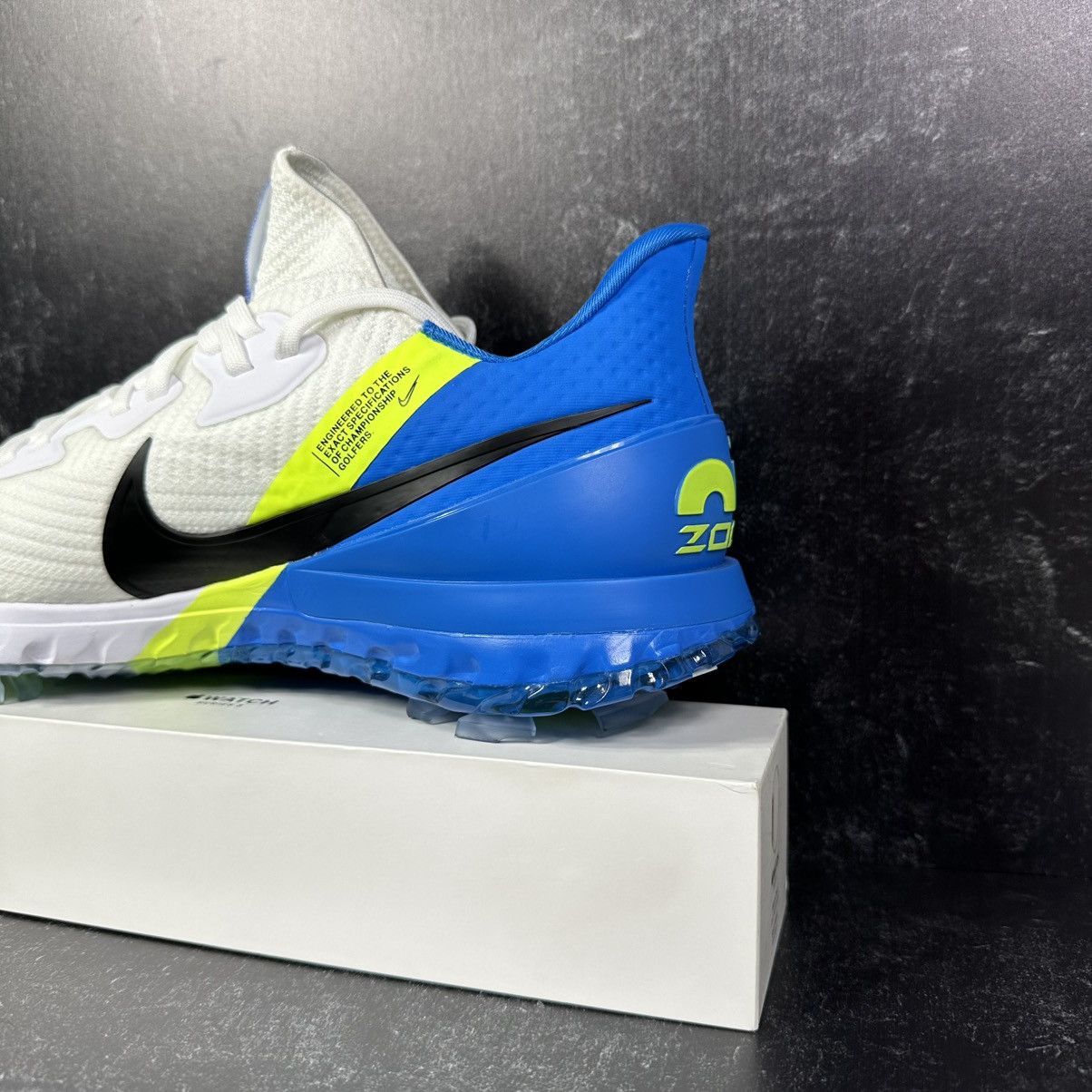 Nike NIKE AIR ZOOM INFINITY TOUR BASEBALL BLUE VOLT SPIKED GOLF Size US 12.5 / EU 45-46 - 10 Thumbnail