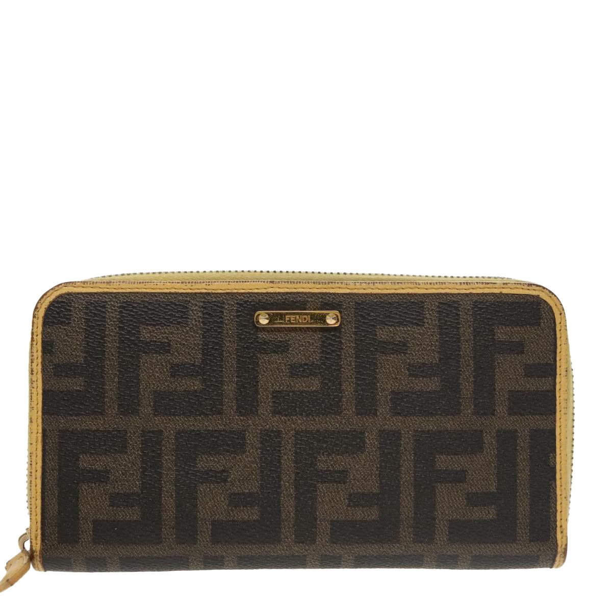 Fendi Ff Brown Canvas Wallet (Pre-Owned) Size ONE SIZE - 1 Thumbnail